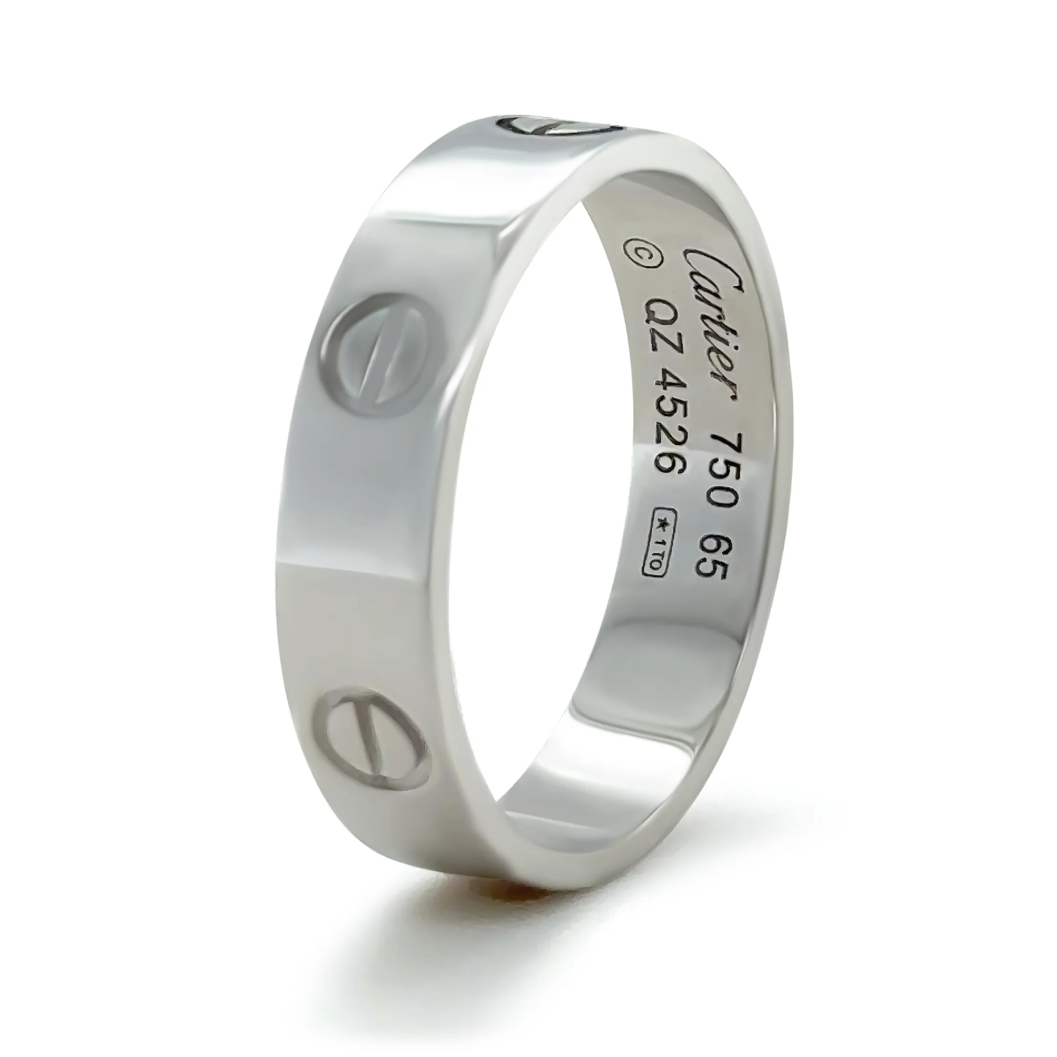 Cartier 18ct White Gold Love Ring 7.36g - Image 3