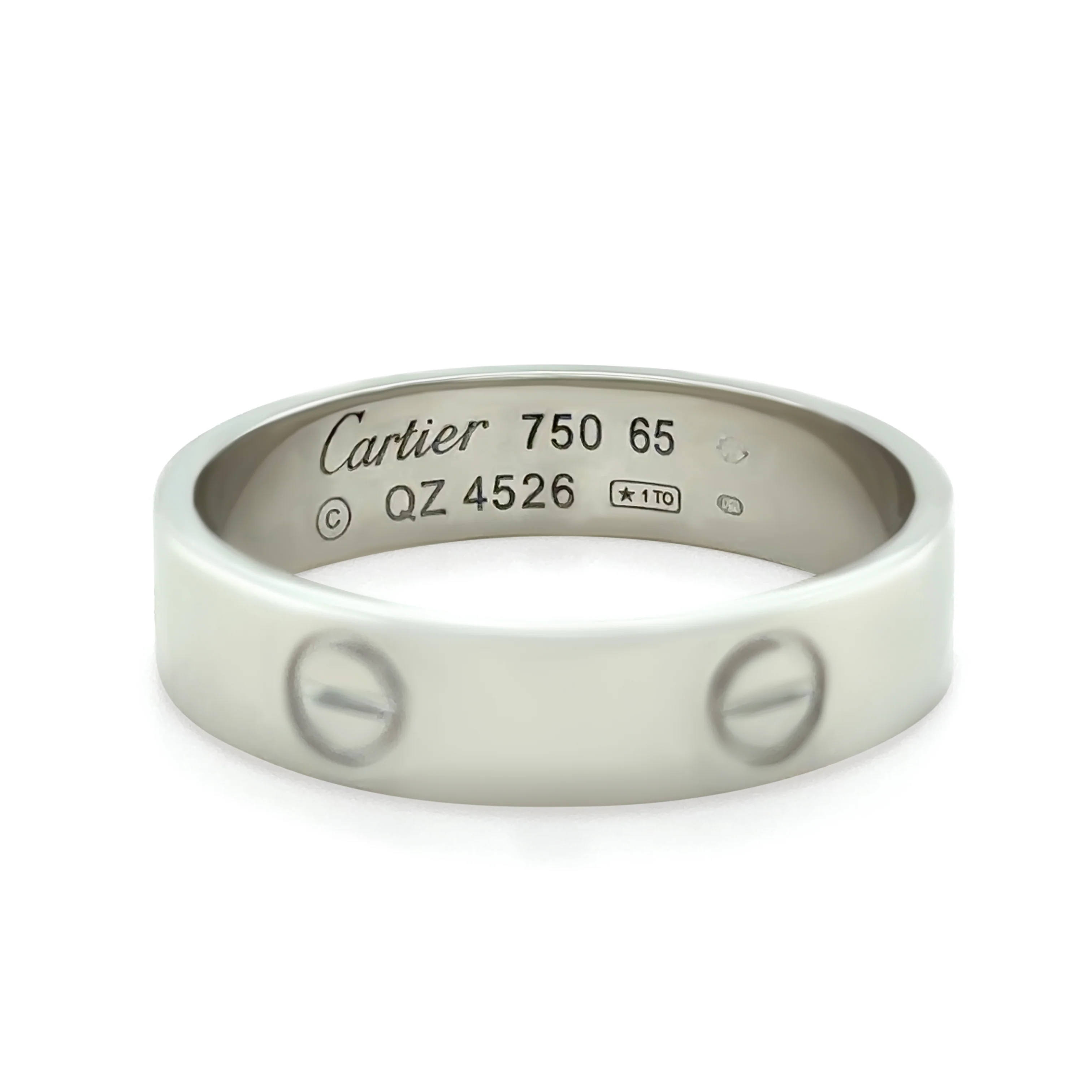 Cartier 18ct White Gold Love Ring 7.36g - Image 5