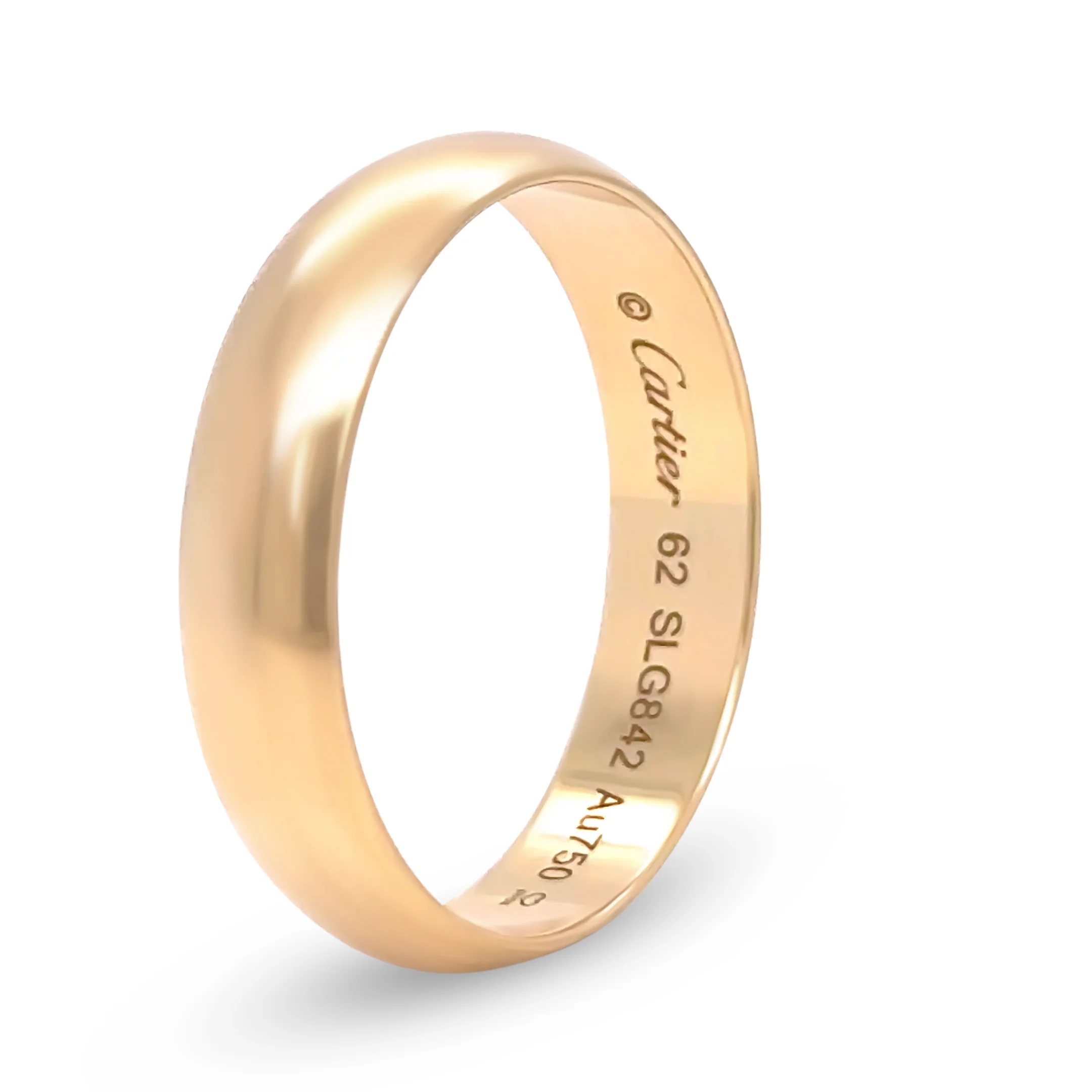 Cartier 18ct Yellow Gold 1895 Mens Wedding Ring 5g - Image 3