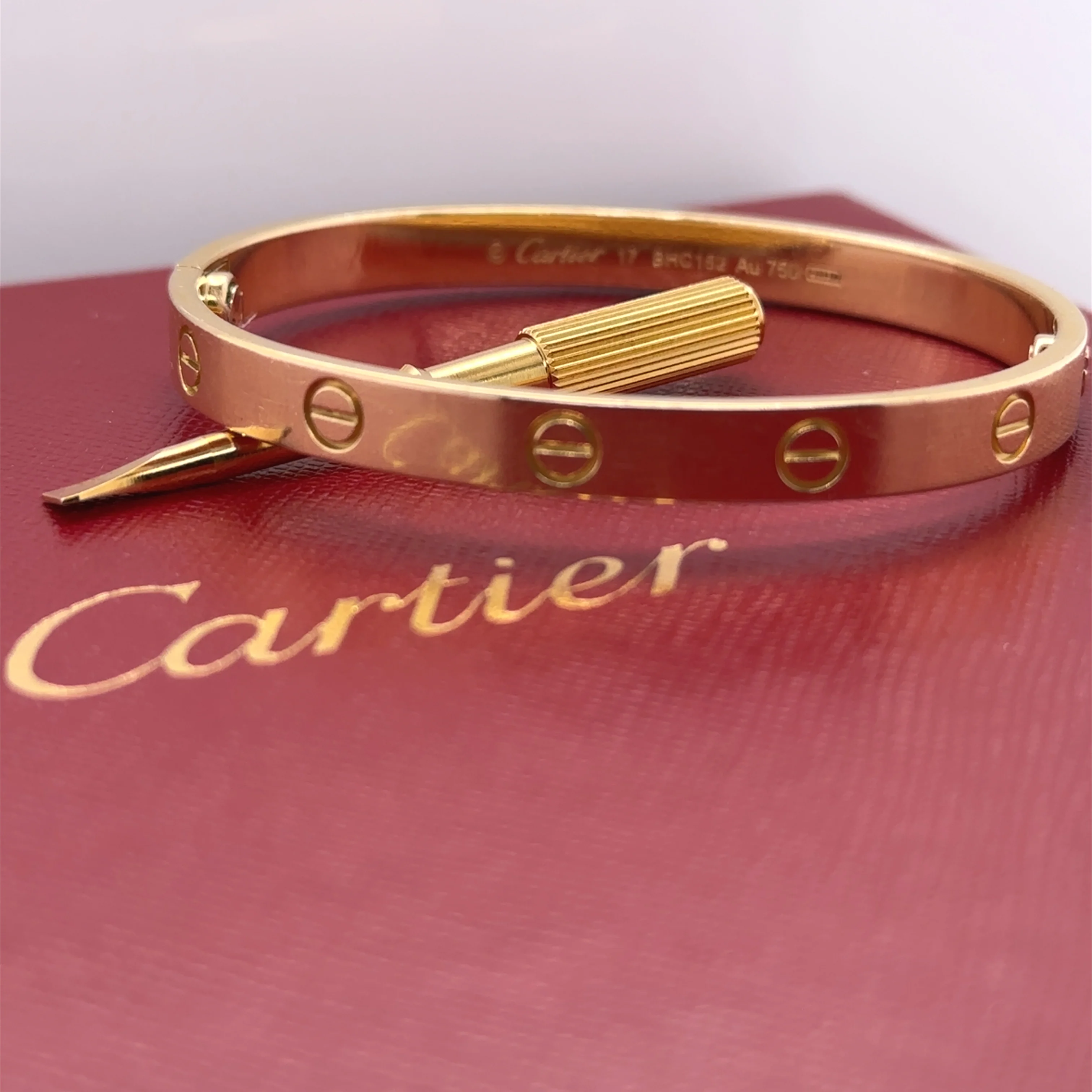 Cartier 18ct Yellow Gold Love Bracelet 31.72g - Image 10
