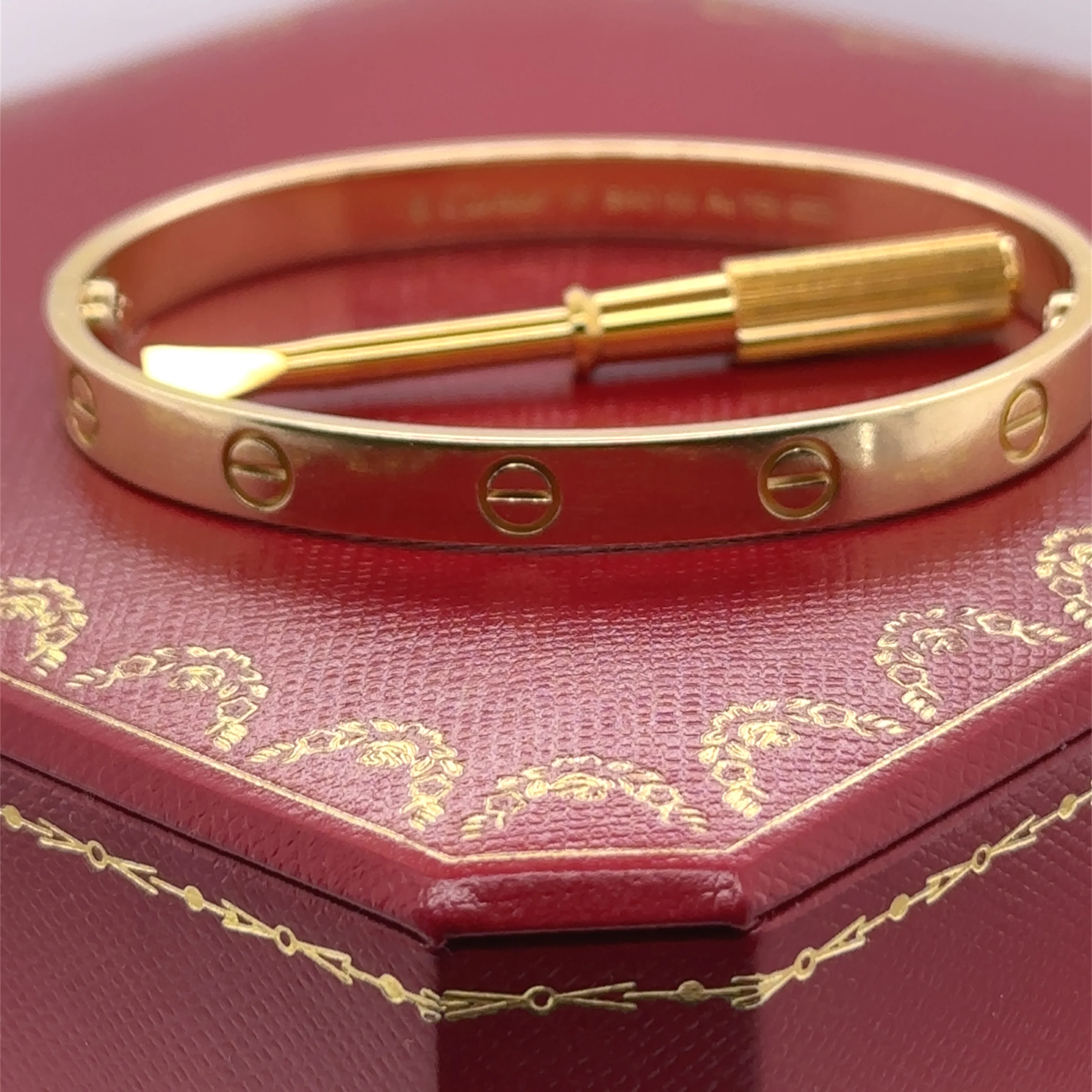 Cartier 18ct Yellow Gold Love Bracelet 31.72g - Image 13