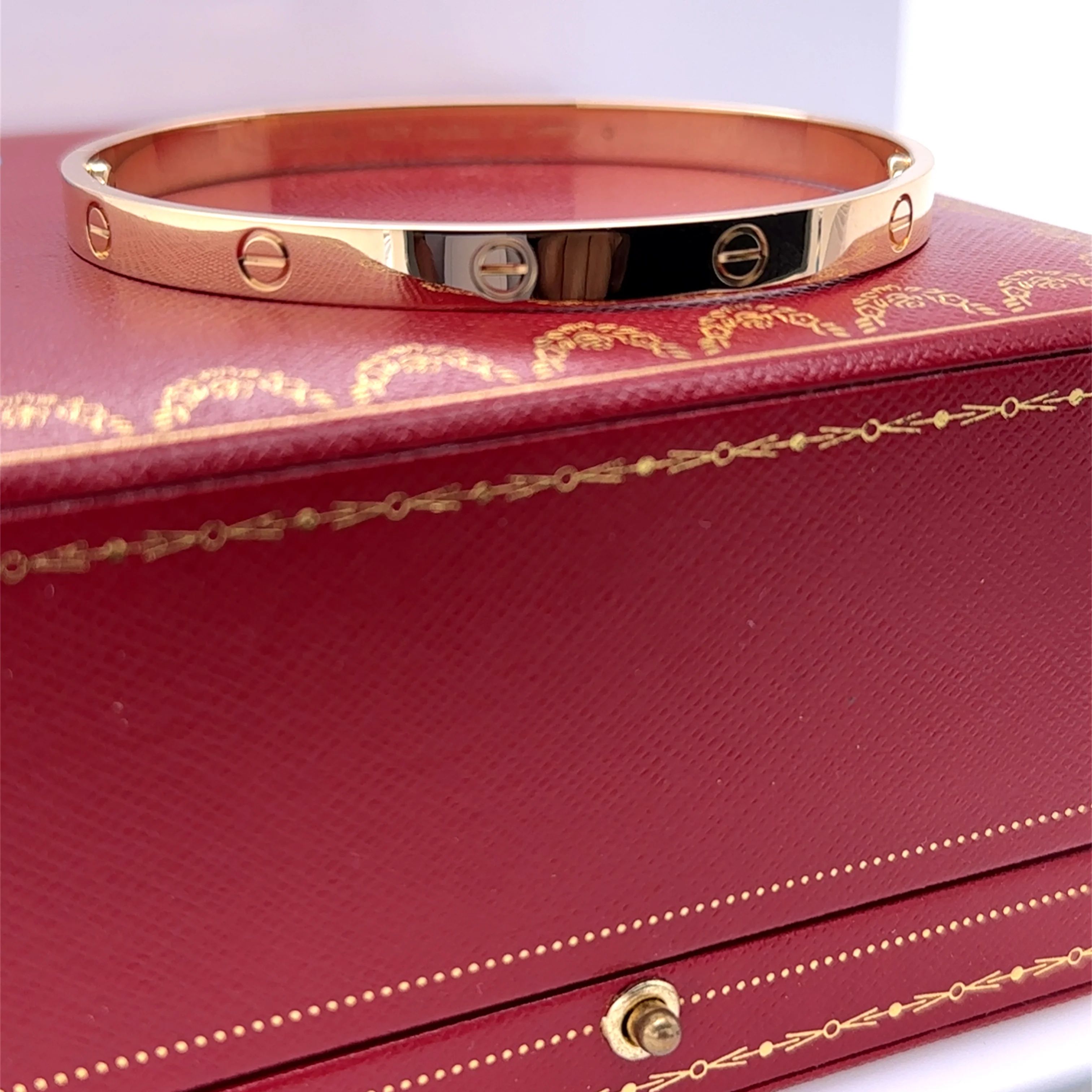 Cartier 18ct Yellow Gold Love Bracelet Classic Model 41g - Image 8