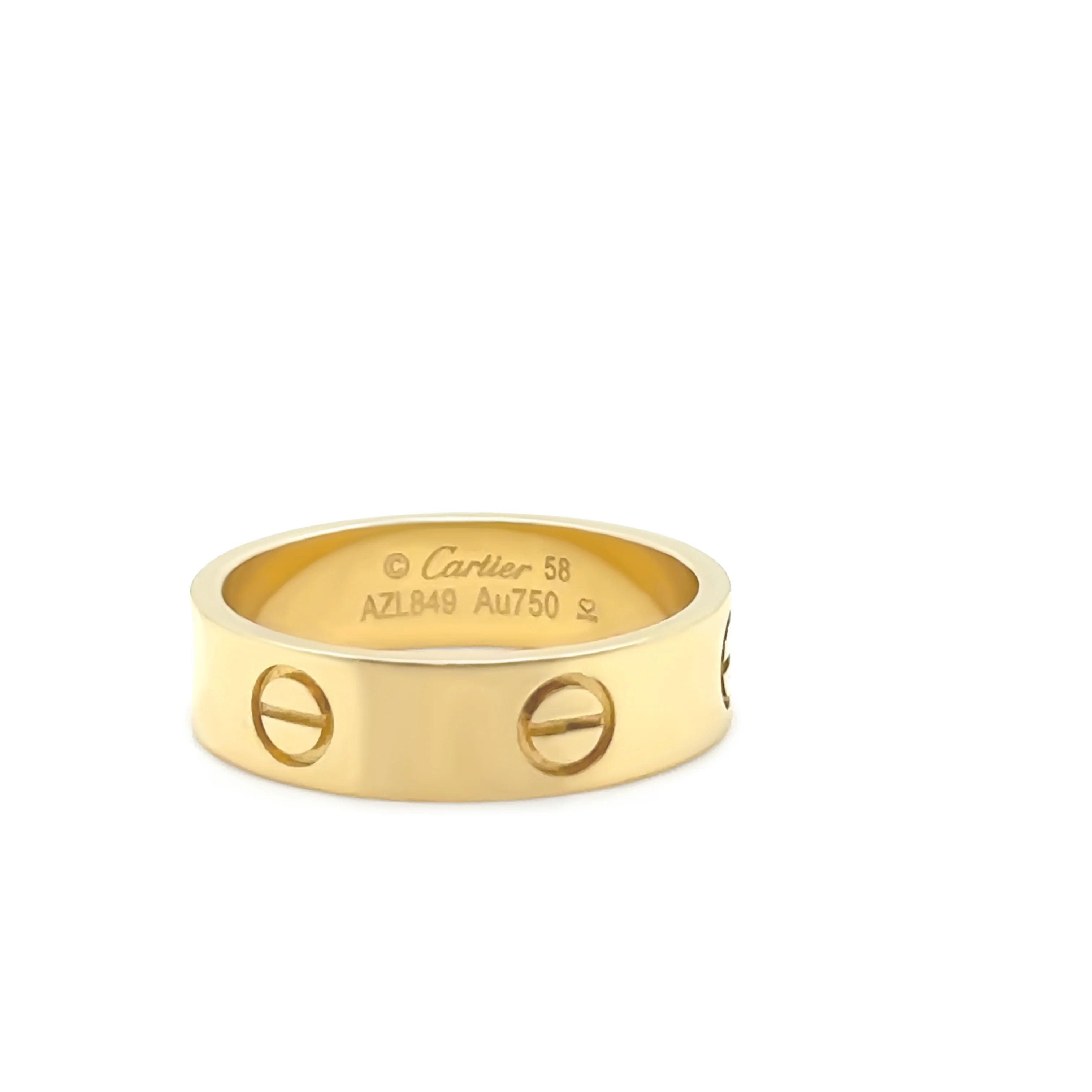 Cartier 18ct Yellow Gold Love Ring 6.55g - Image 2