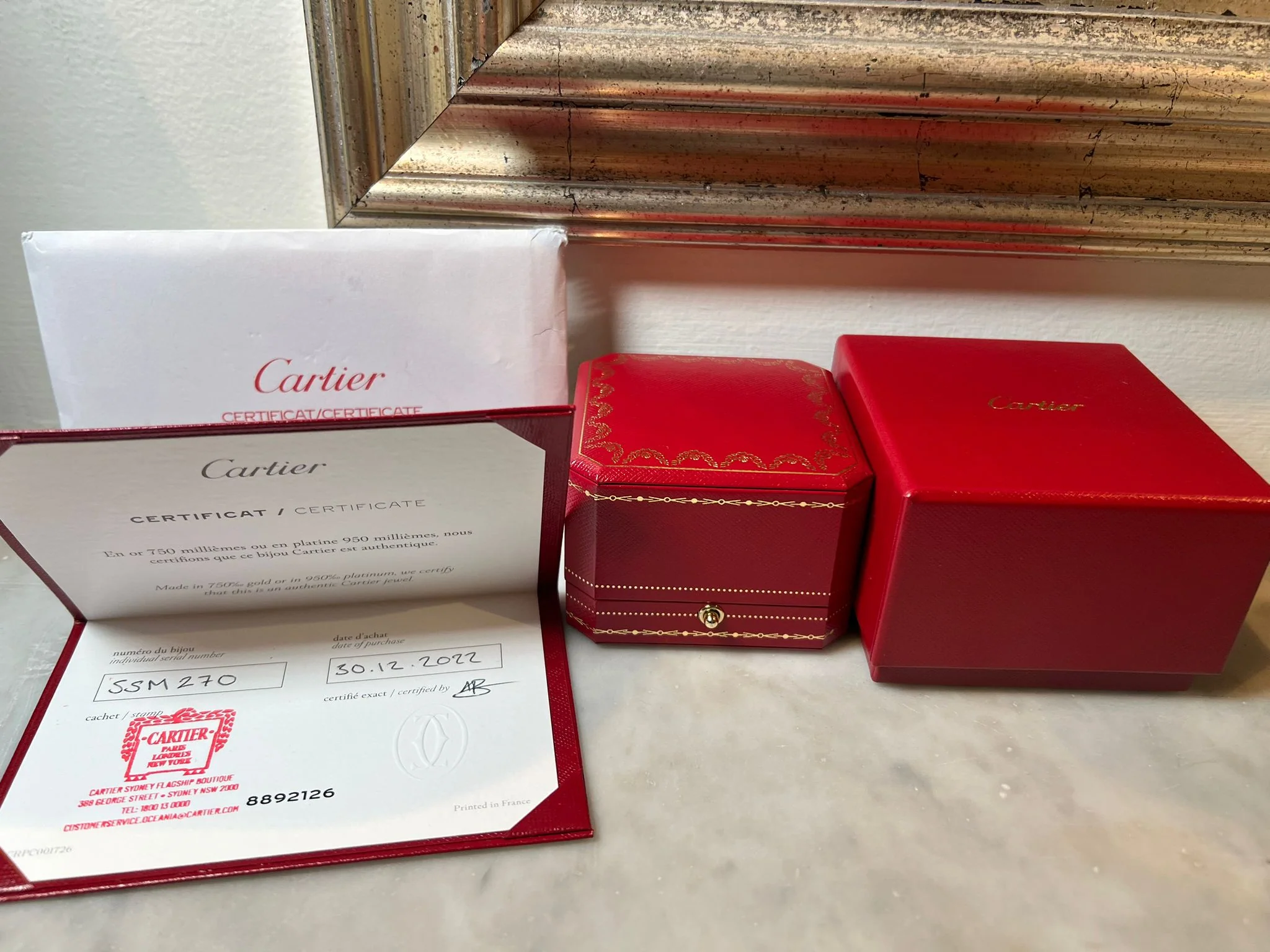 Cartier 18ct Yellow Gold Love Wedding Band 7g - Image 10