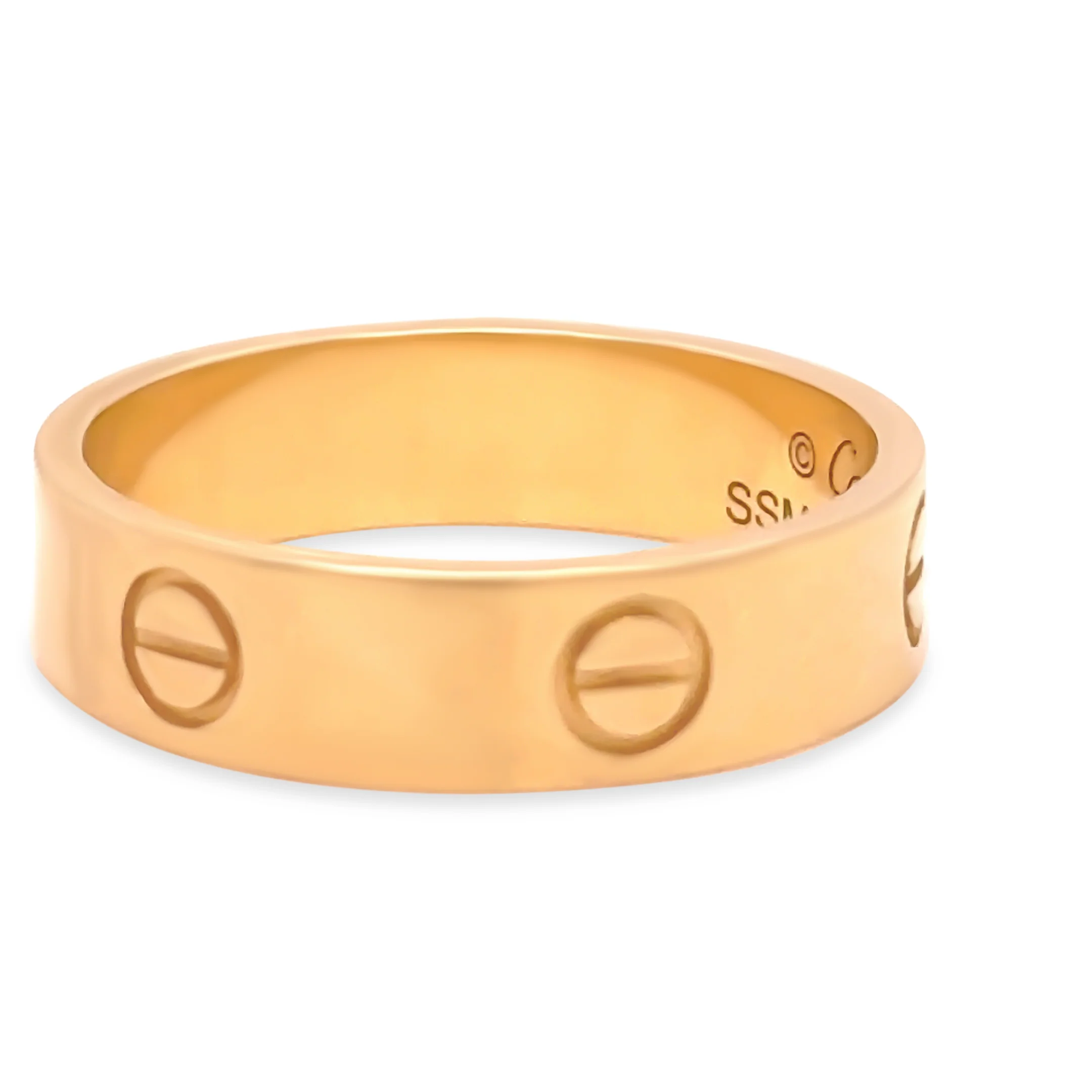 Cartier 18ct Yellow Gold Love Wedding Band 7g - Image 4