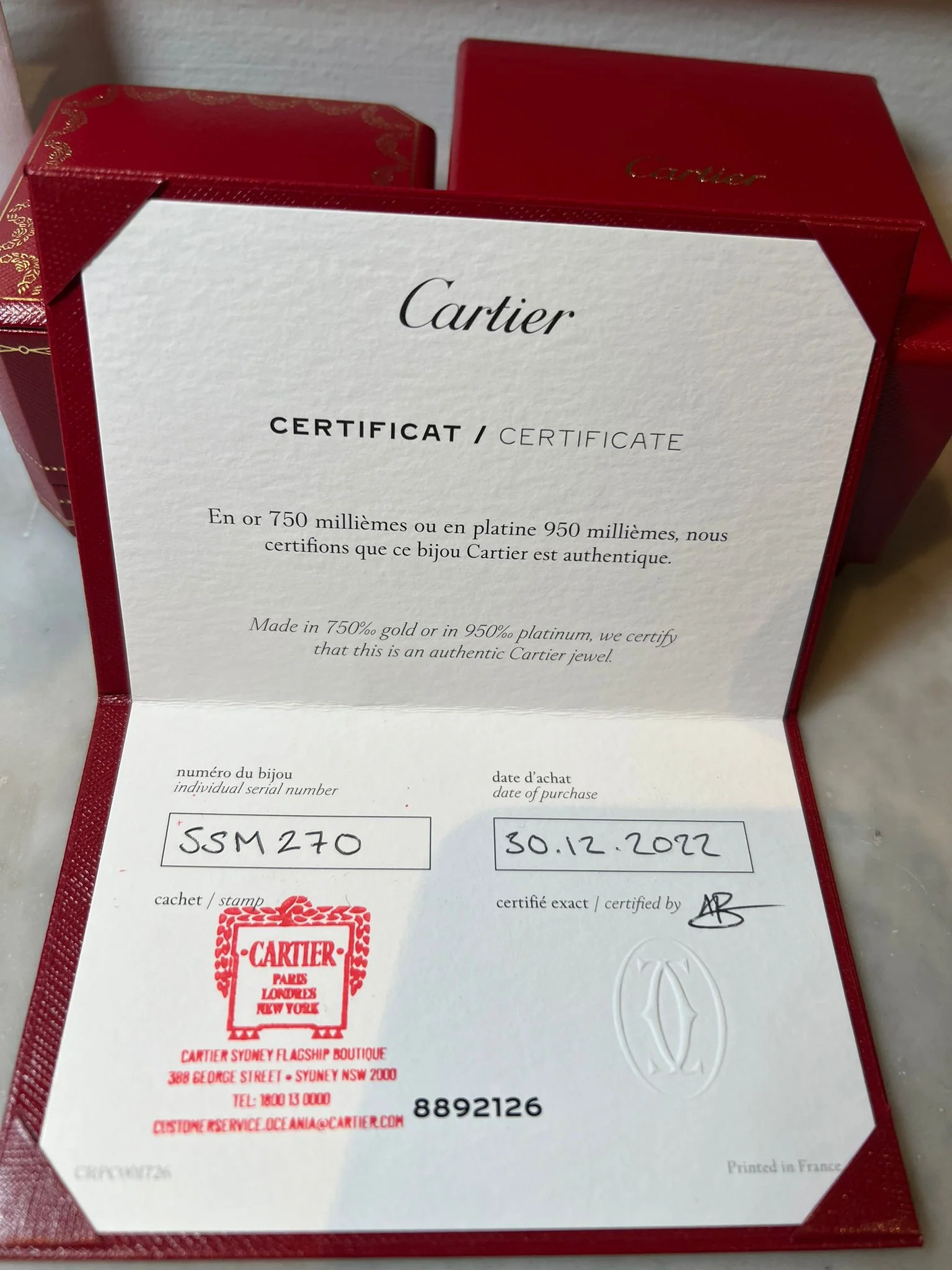 Cartier 18ct Yellow Gold Love Wedding Band 7g - Image 8