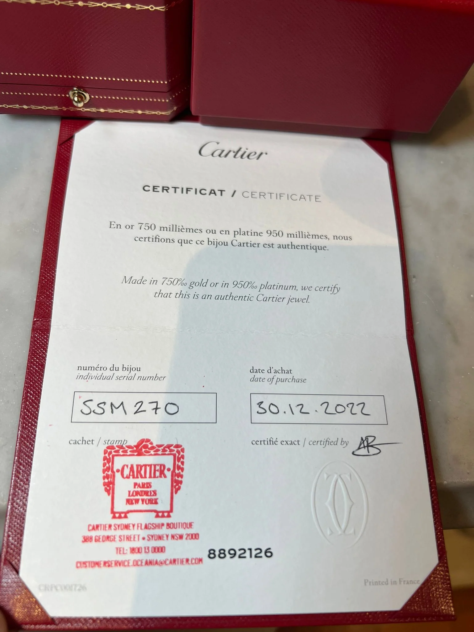 Cartier 18ct Yellow Gold Love Wedding Band 7g - Image 9