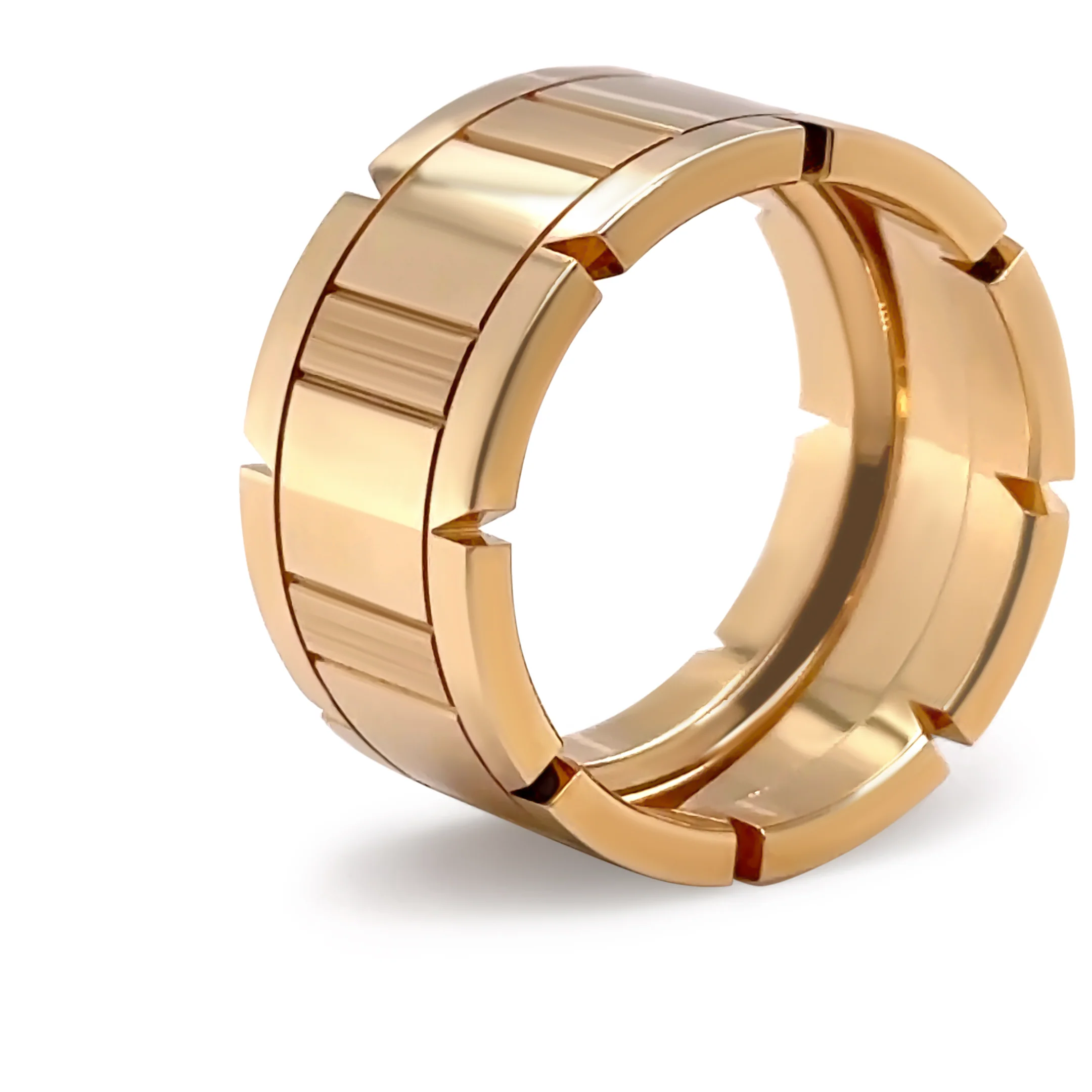 Cartier 18ct Yellow Gold Tank Francaise Men's Ring 16.61g - Image 2