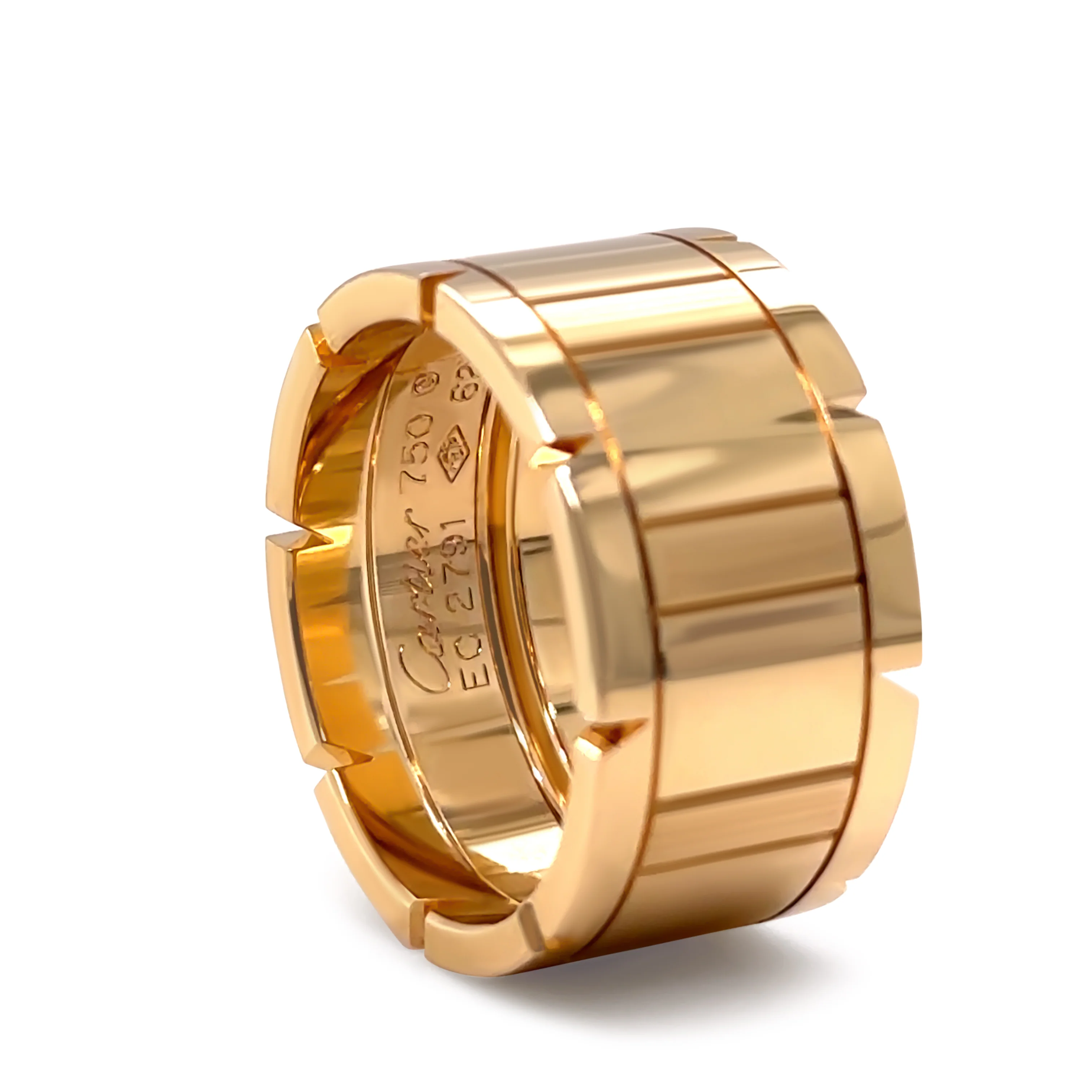 Cartier 18ct Yellow Gold Tank Francaise Men's Ring 16.61g - Image 6