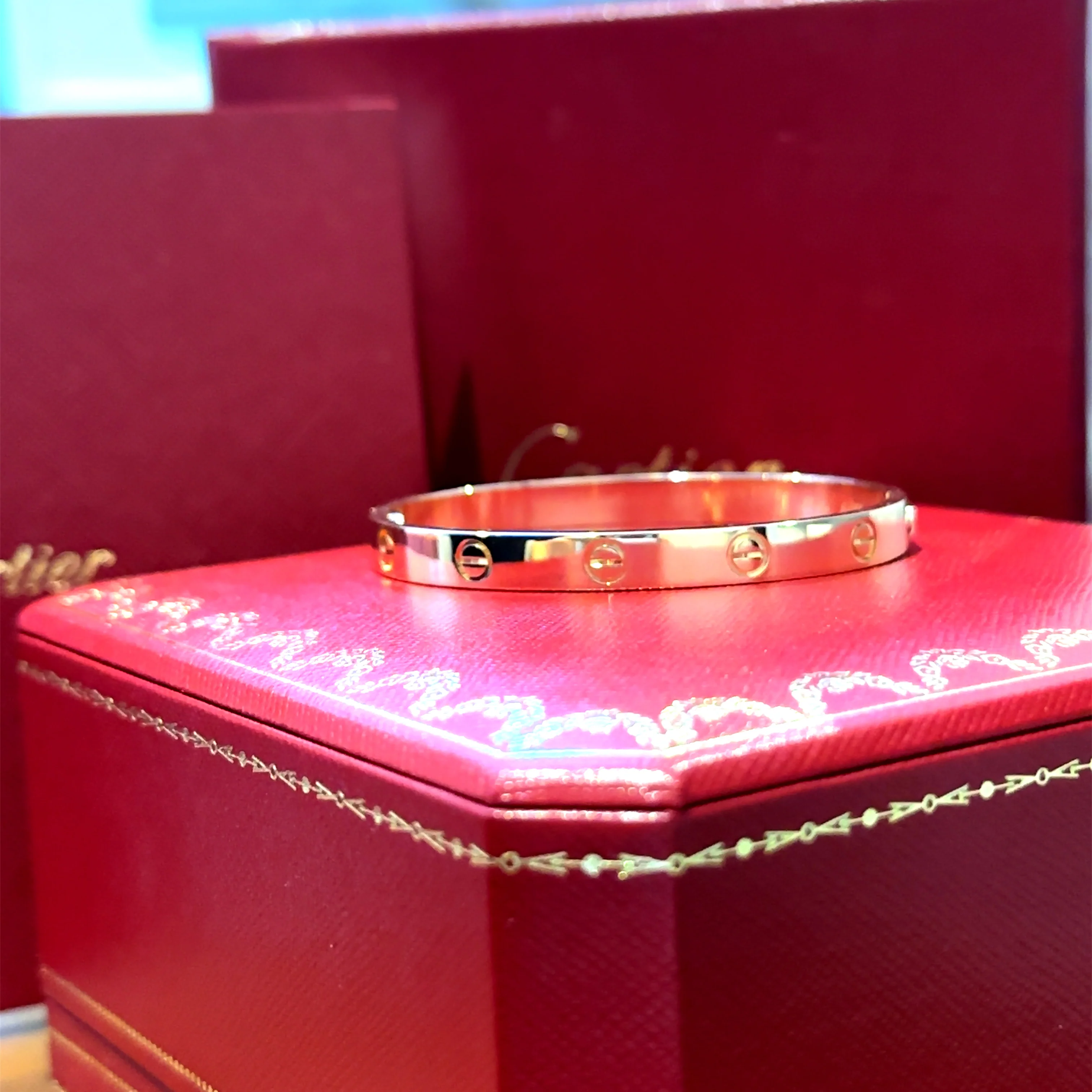 Cartier Love Bracelet Rose Gold - Image 13