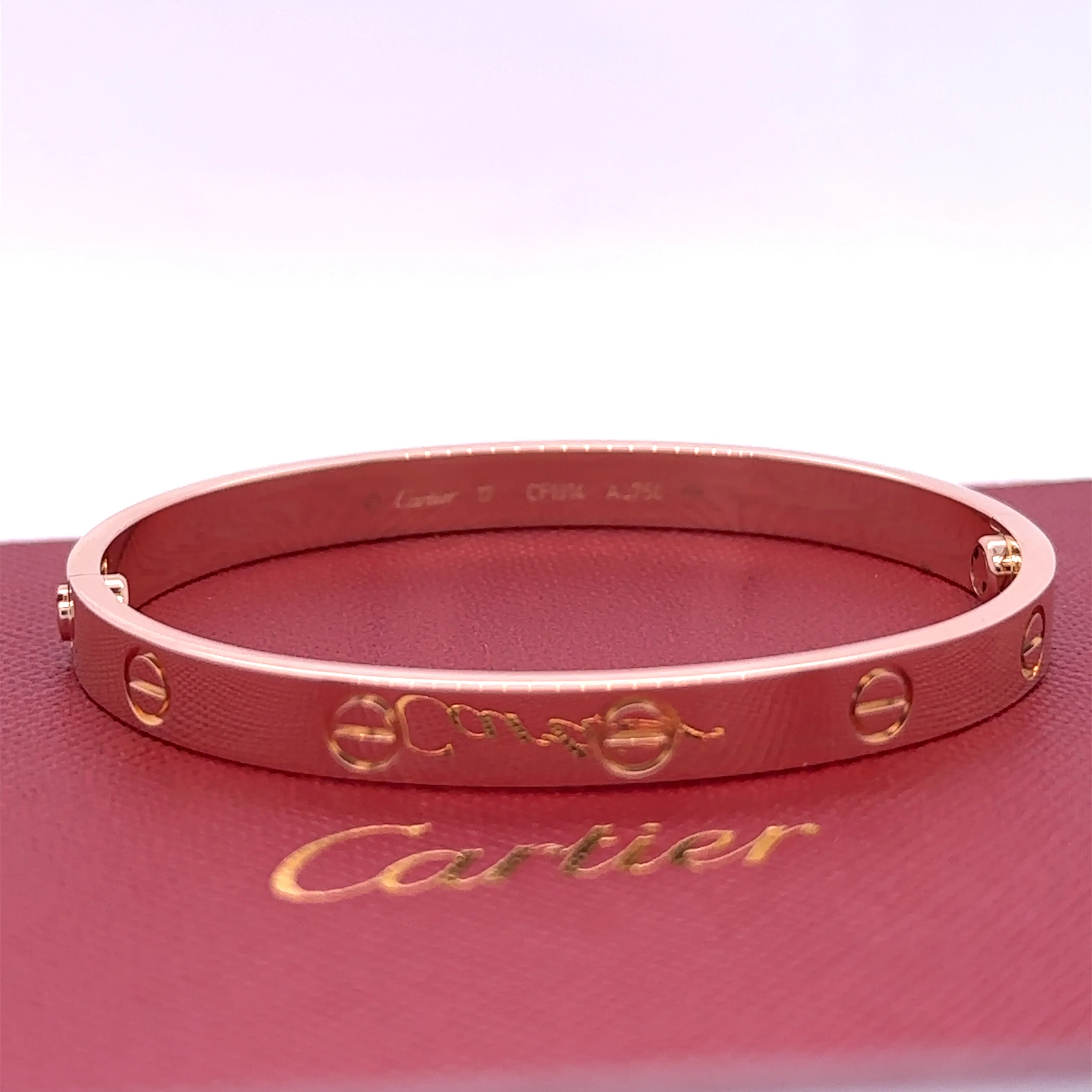Cartier Love Bracelet Rose Gold - Image 14