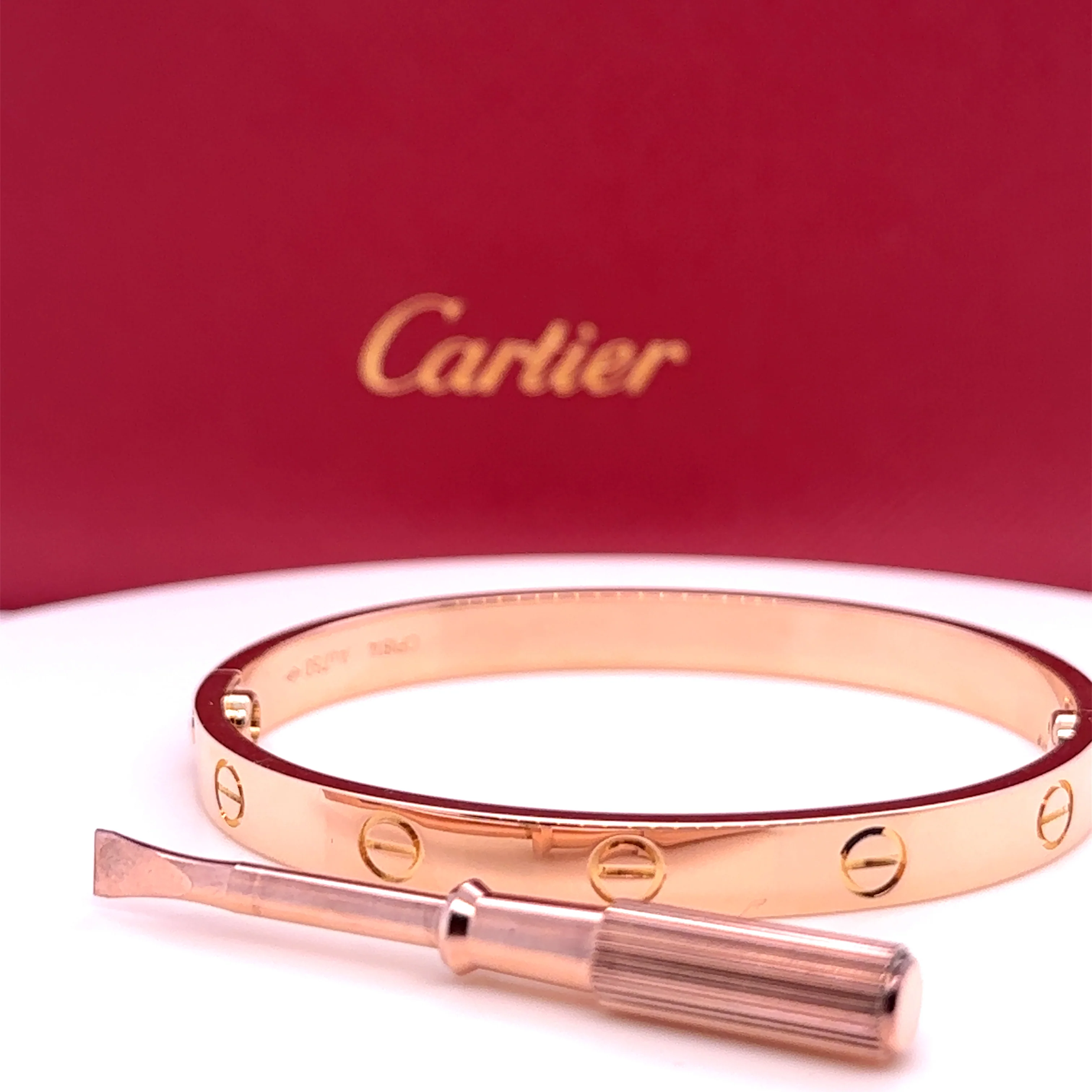 Cartier Love Bracelet Rose Gold - Image 17
