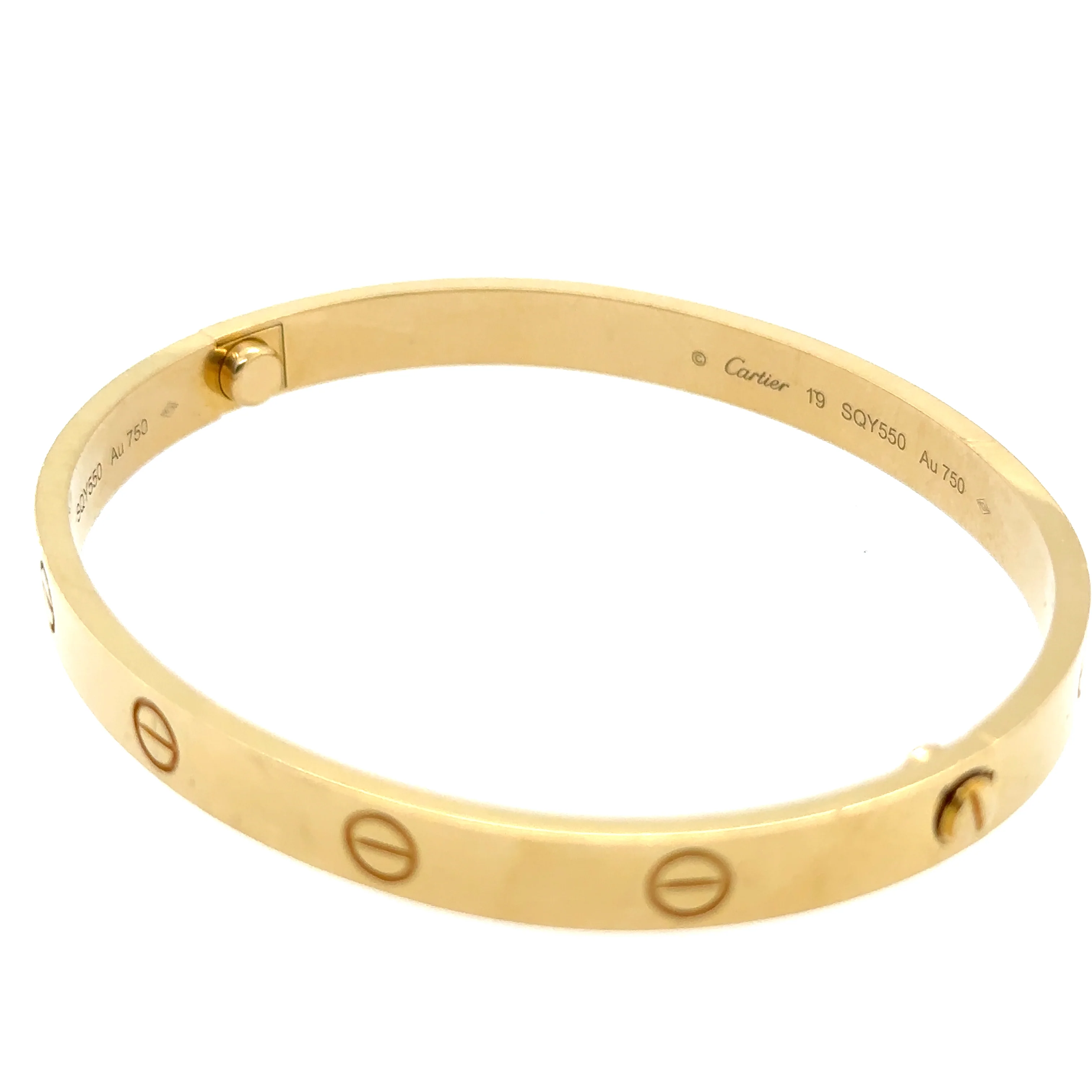 Cartier Love Bracelet - Size 19 - Image 2