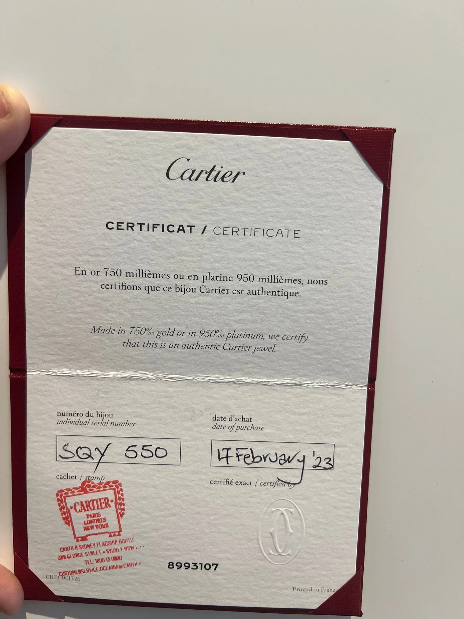 Cartier Love Bracelet - Size 19 - Image 7