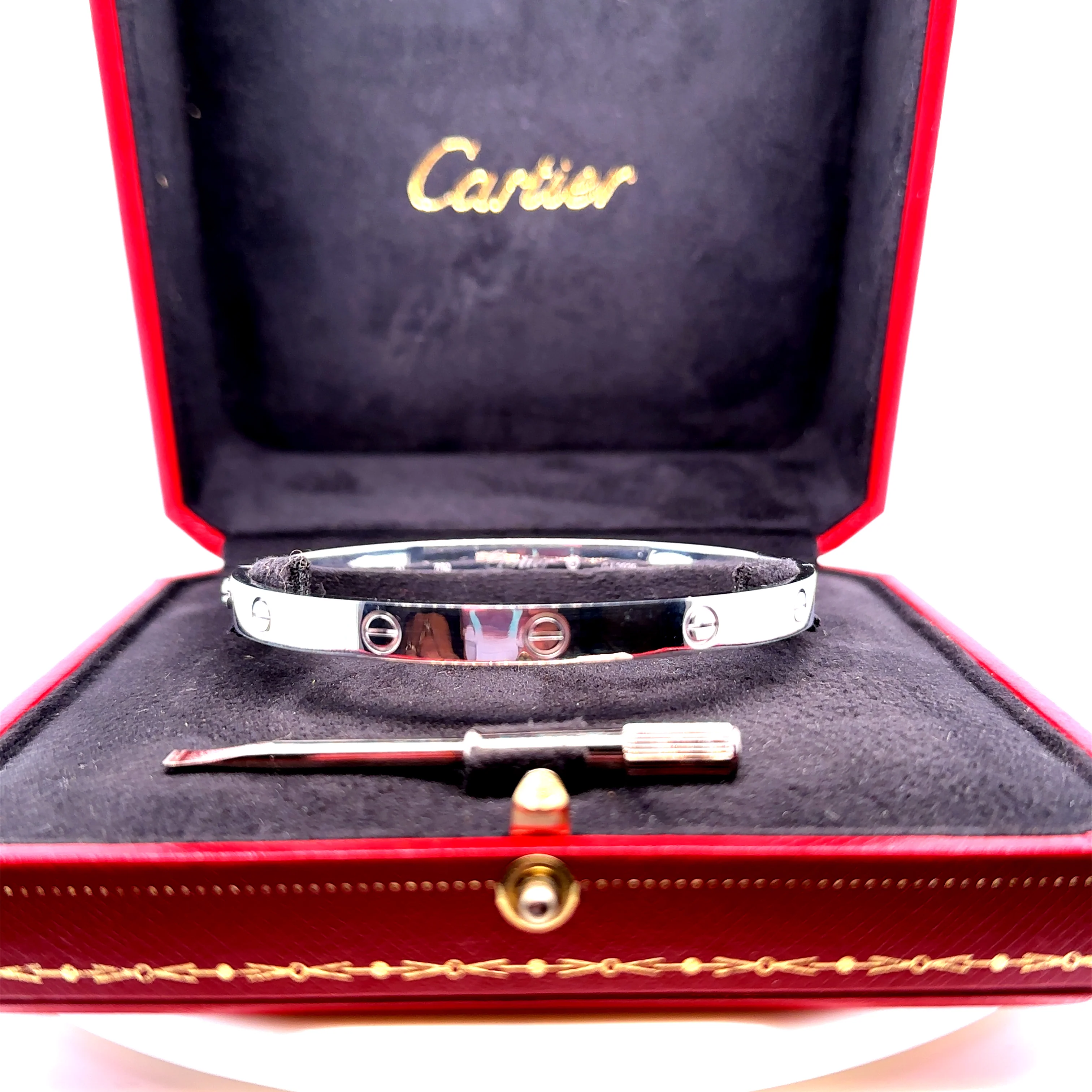 Cartier Love Bracelet White Gold - Image 6