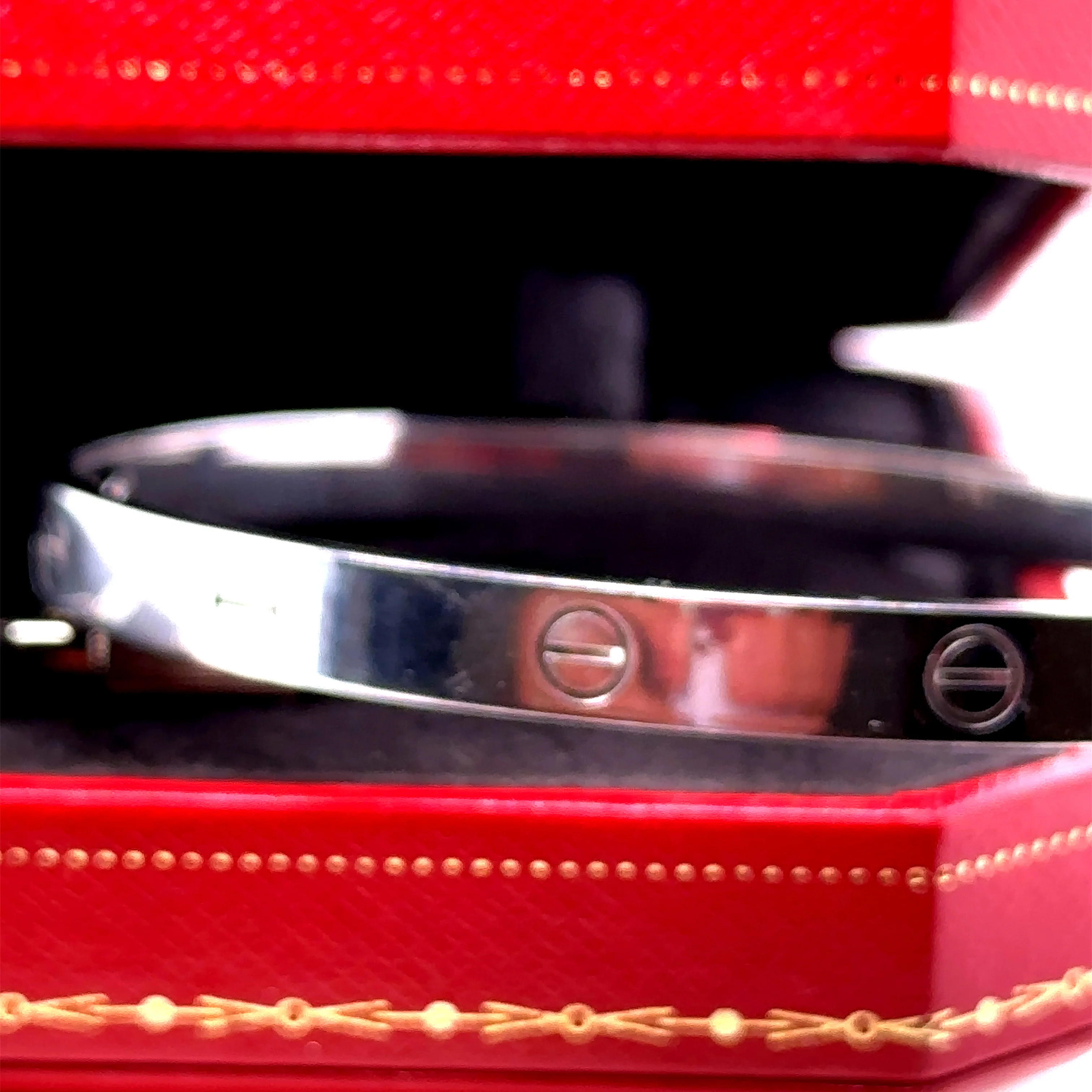 Cartier Love Bracelet White Gold - Image 8