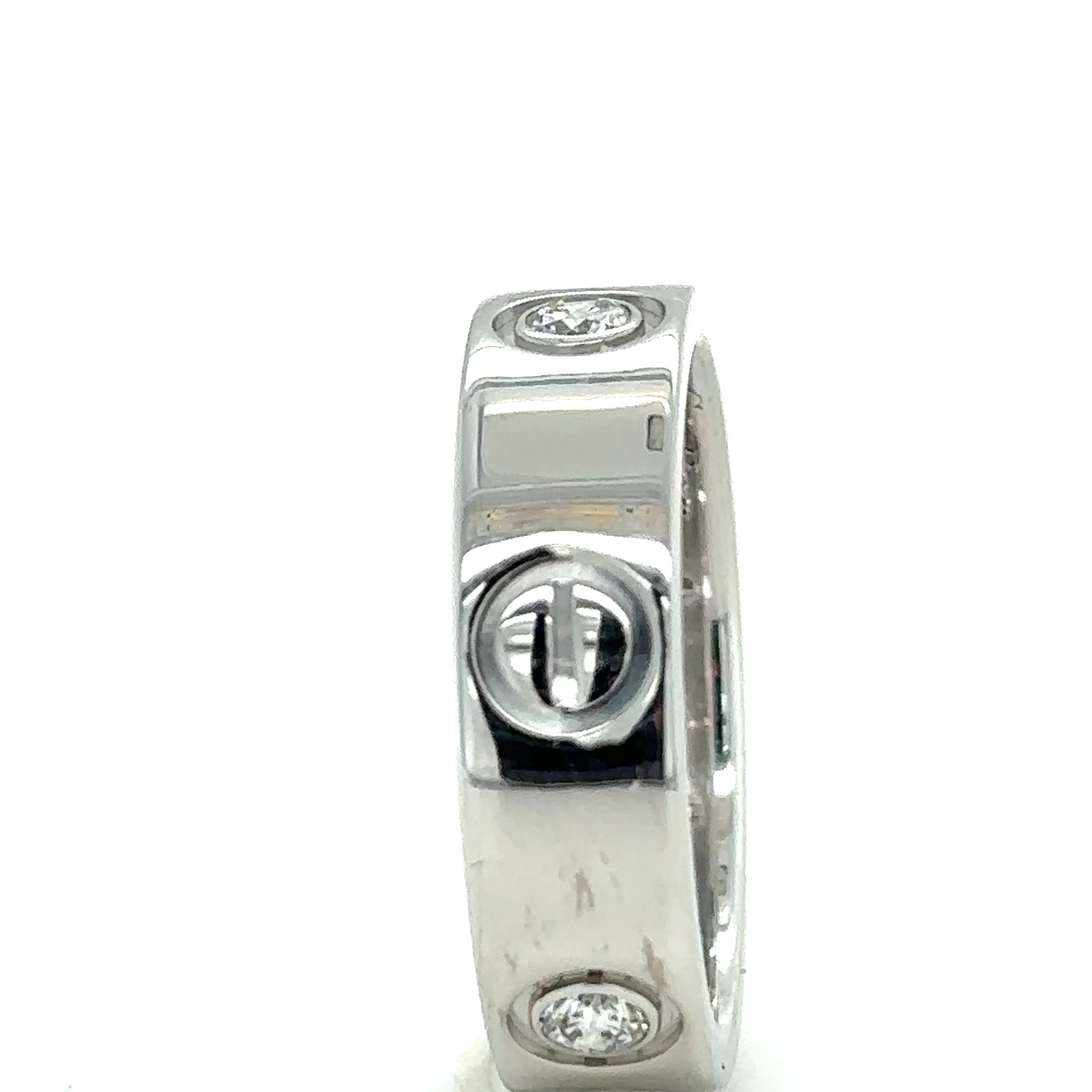 Cartier Love Ring with 3 Diamonds 0.25ct - Image 9
