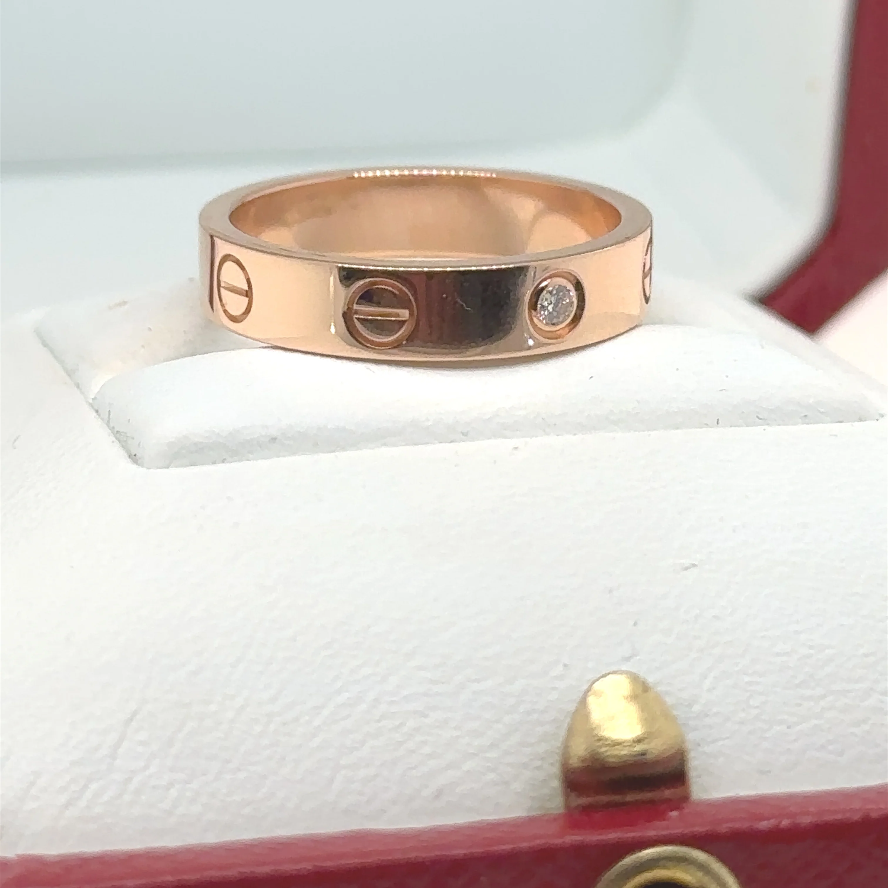 Cartier Love Wedding Band 1 Diamond - Image 10