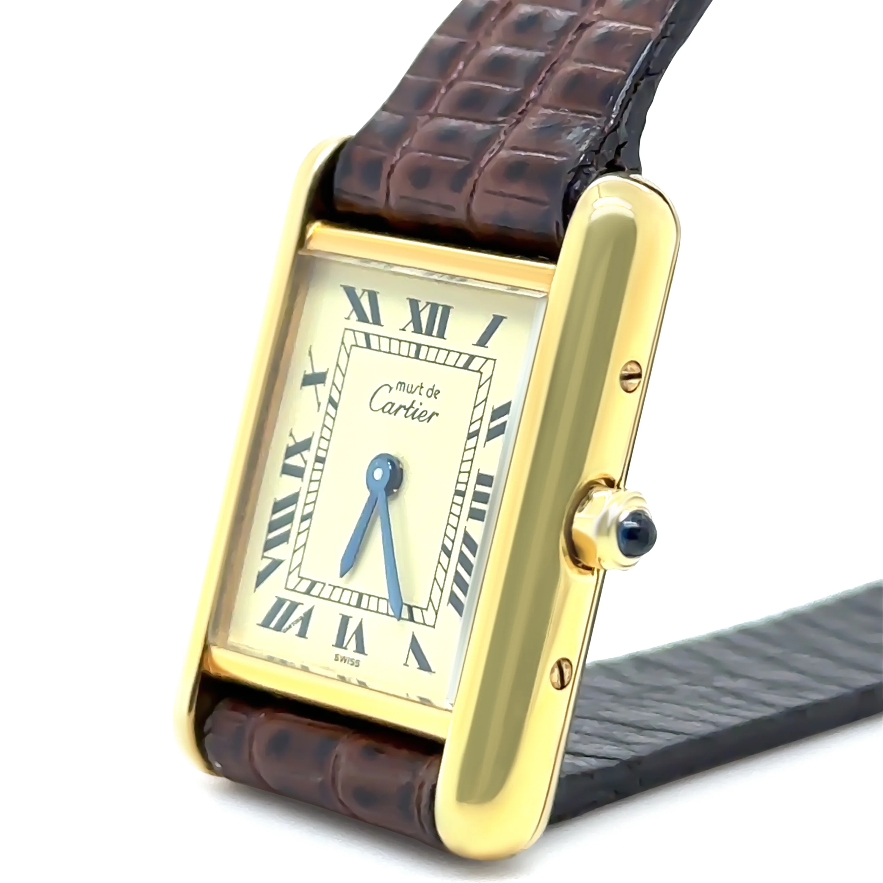 Cartier Must de Cartier Tank Vermeil Quartz Watch - Image 2