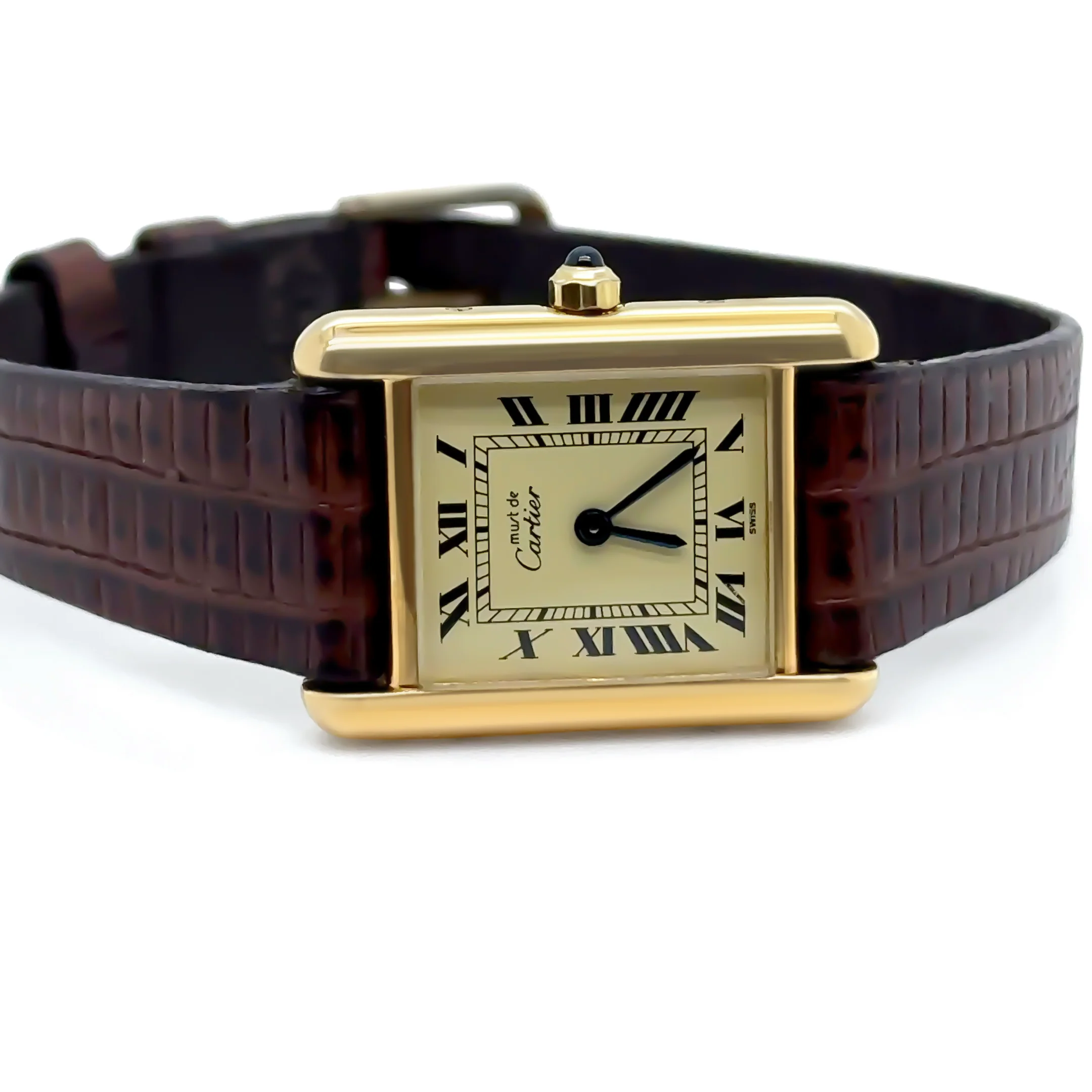 Cartier Must de Cartier Tank Vermeil Quartz Watch - Image 3