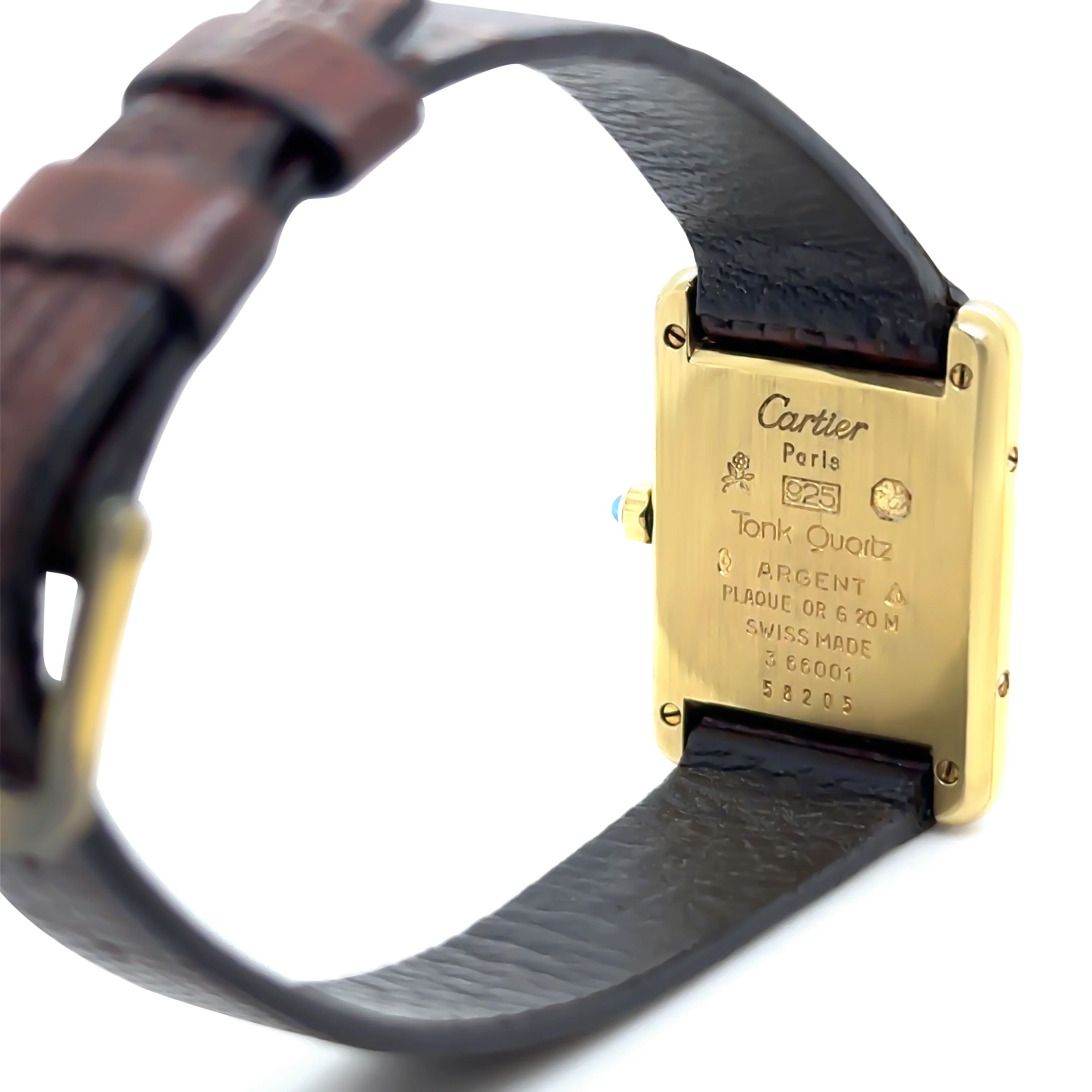 Cartier Must de Cartier Tank Vermeil Quartz Watch - Image 5