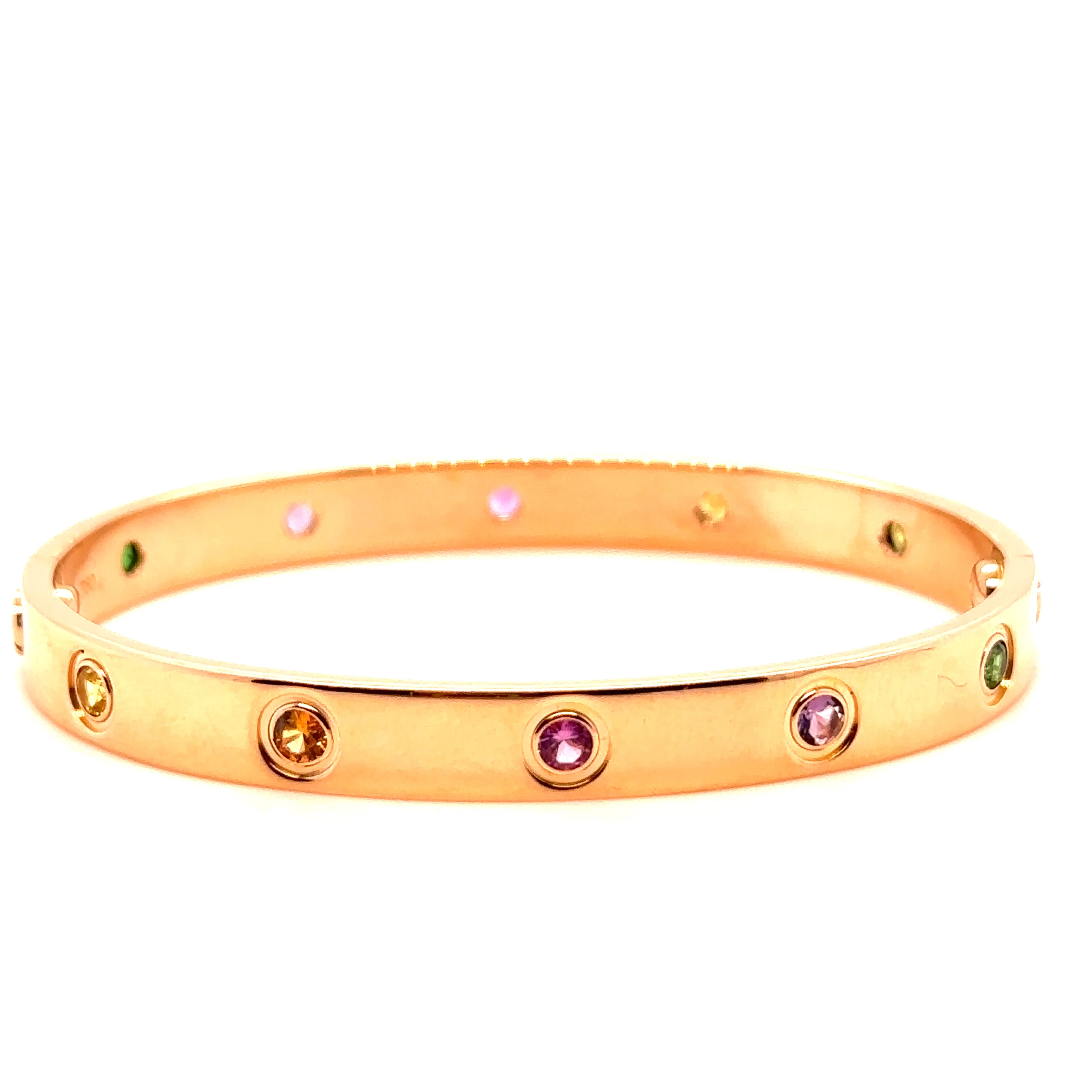 Cartier Pink Gold and Gem Set Bangle, 'Love' - Image 3