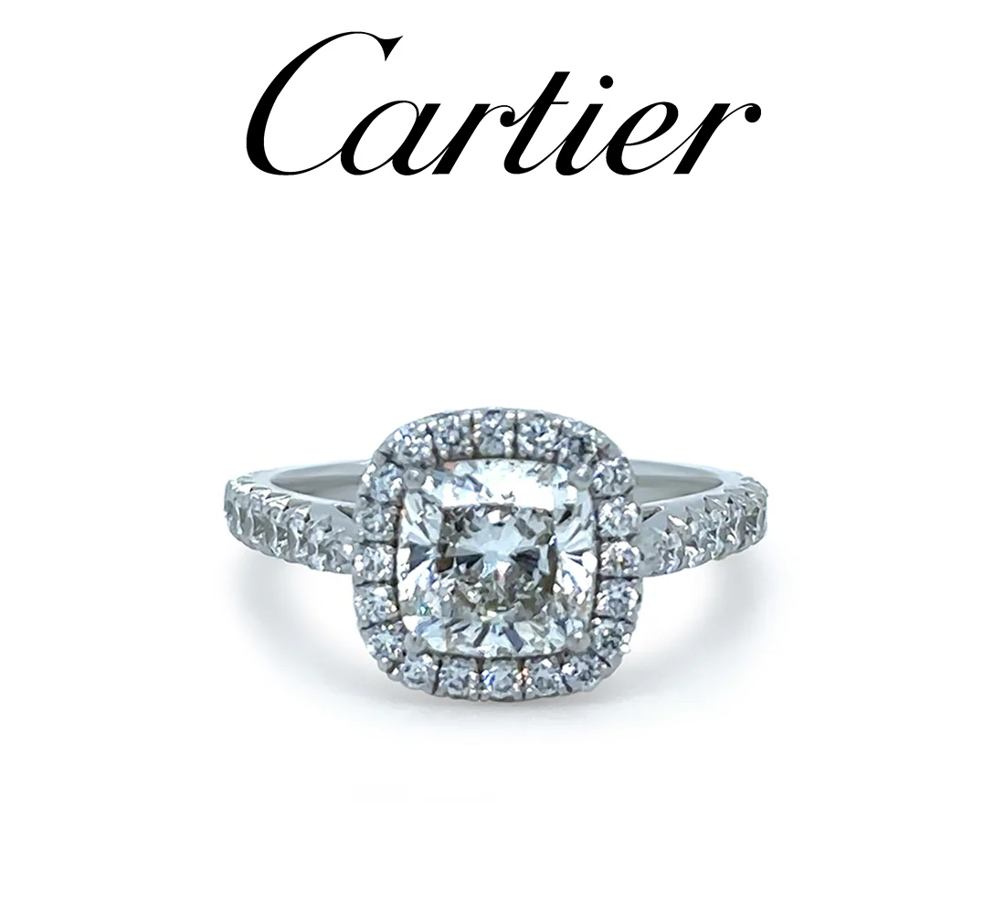 Cartier Platinum Destinée Diamond Ring 2.31ct 5.43g