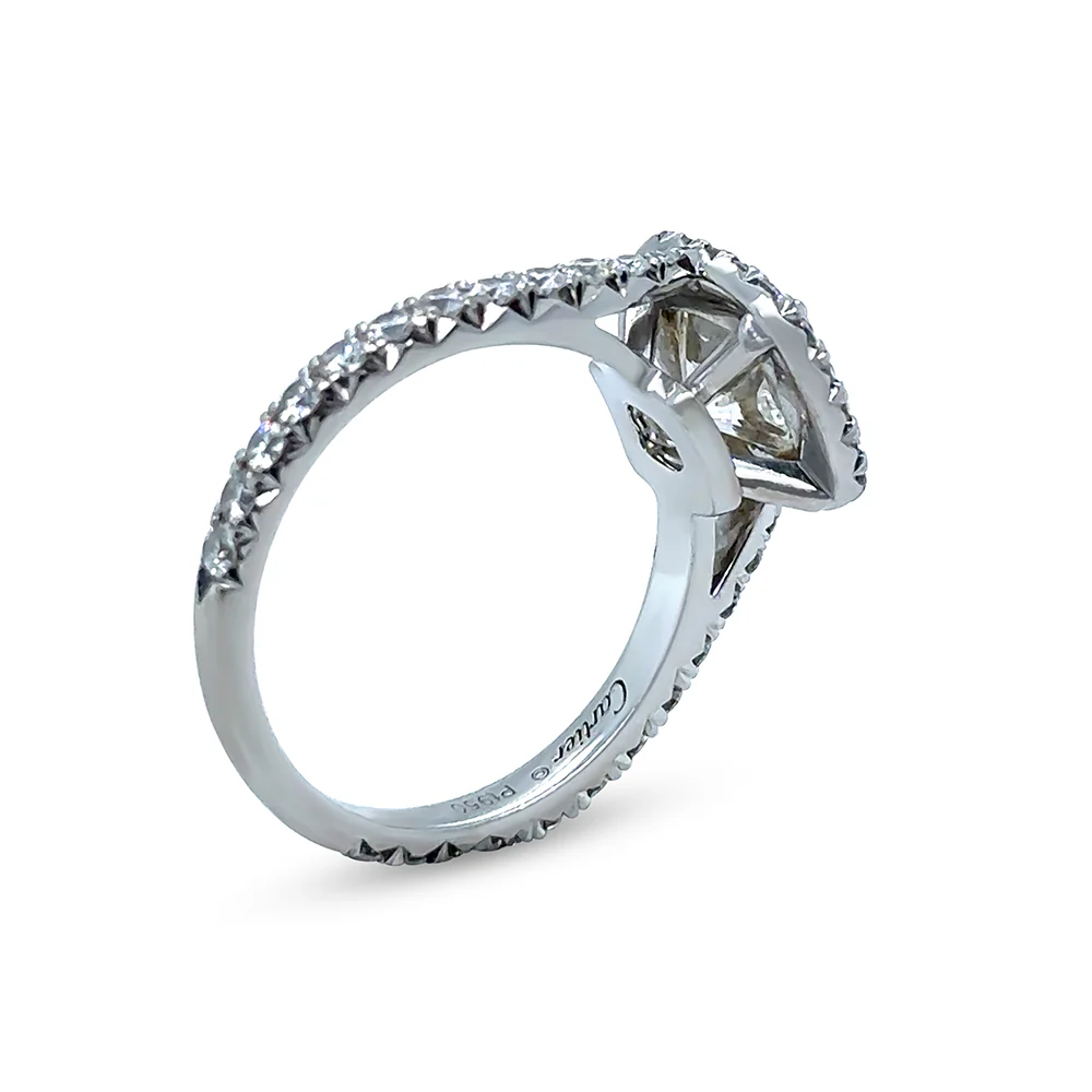 Cartier Platinum Destinée Diamond Ring 2.31ct 5.43g - Image 11