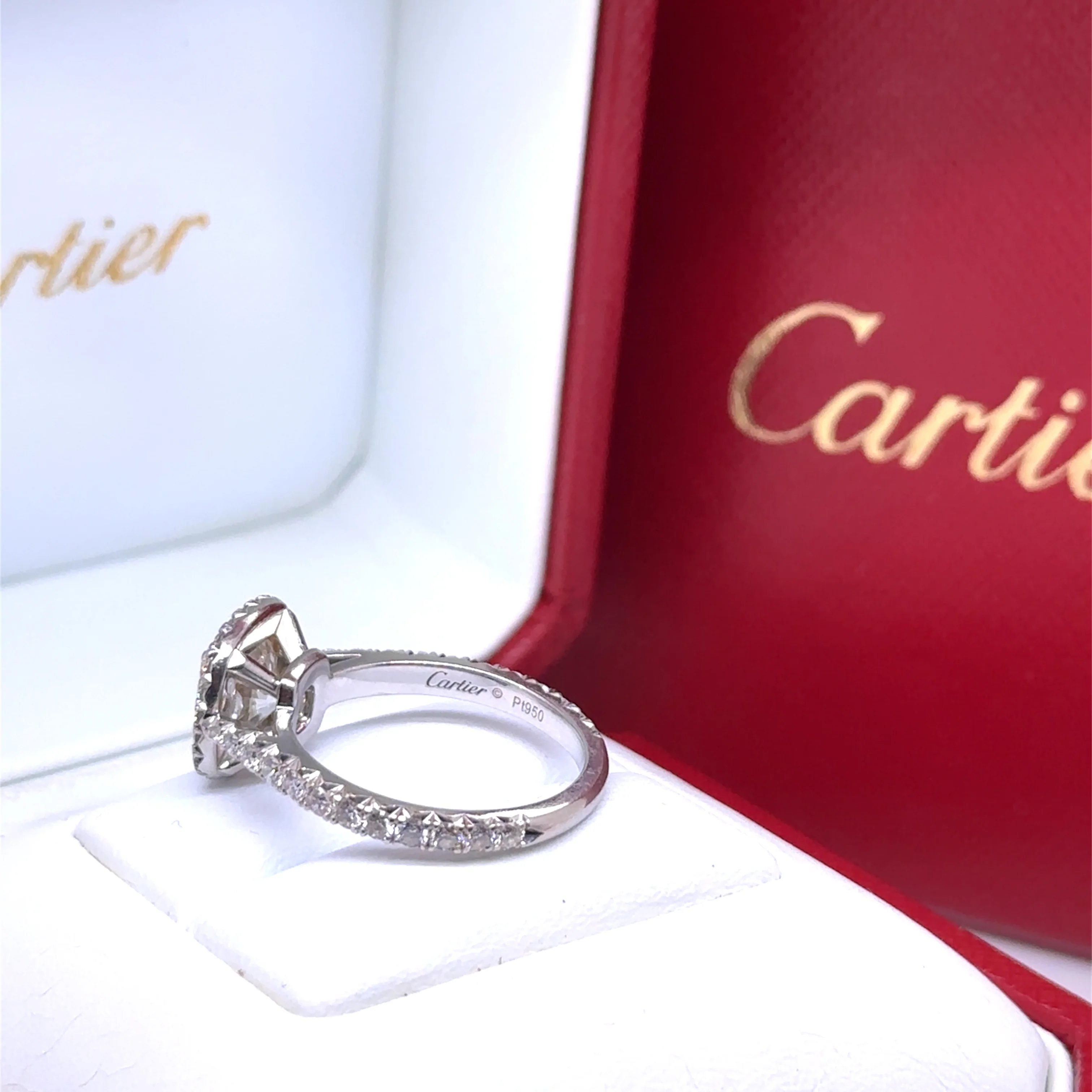 Cartier Platinum Destinée Diamond Ring 2.31ct 5.43g - Image 14