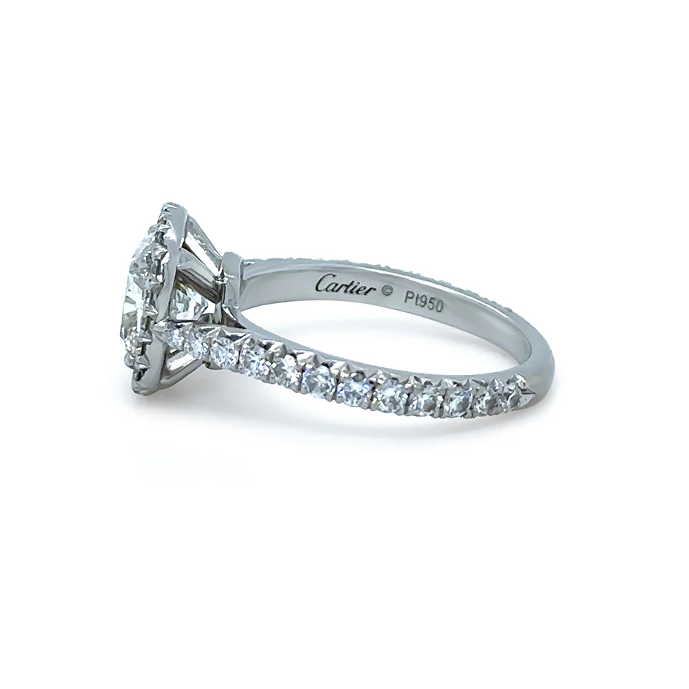 Cartier Platinum Destinée Diamond Ring 2.31ct 5.43g - Image 3