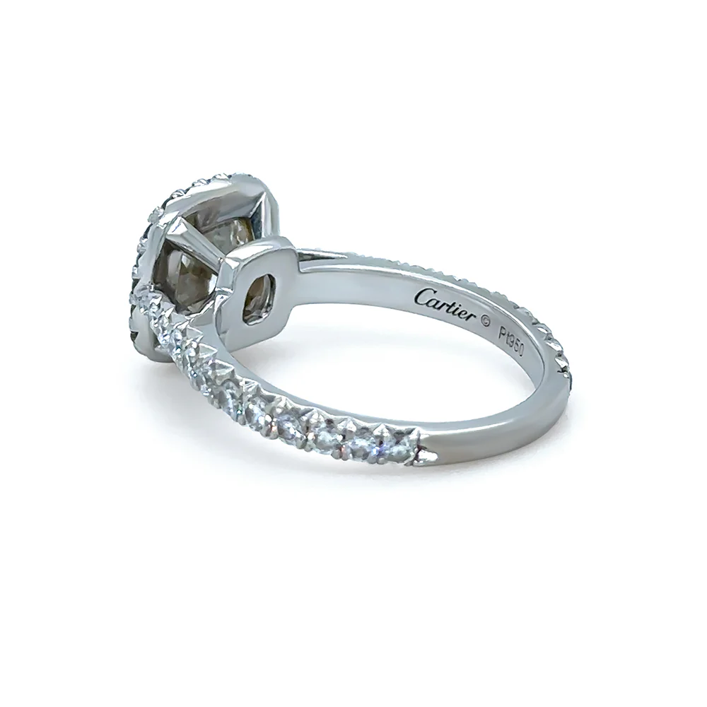 Cartier Platinum Destinée Diamond Ring 2.31ct 5.43g - Image 4