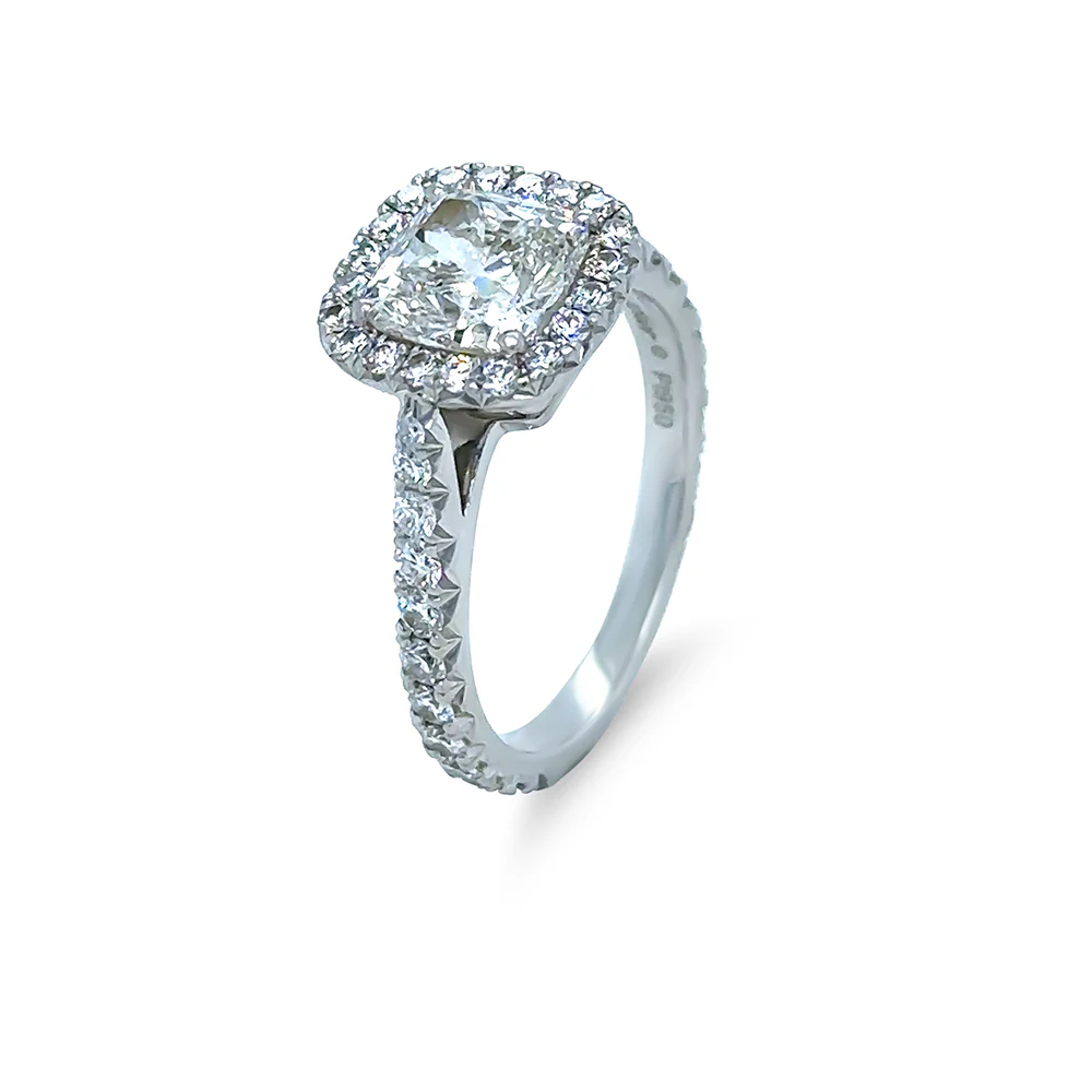 Cartier Platinum Destinée Diamond Ring 2.31ct 5.43g - Image 6