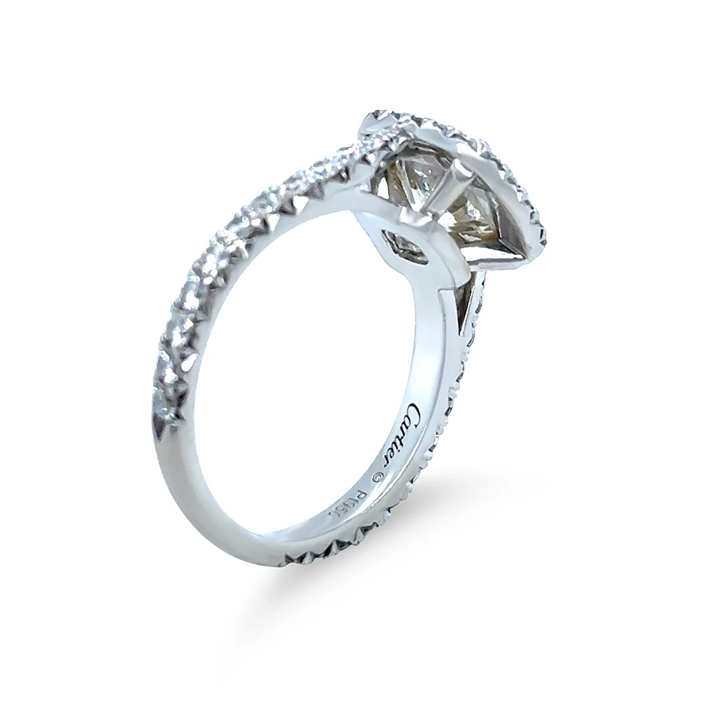 Cartier Platinum Destinée Diamond Ring 2.31ct 5.43g - Image 8