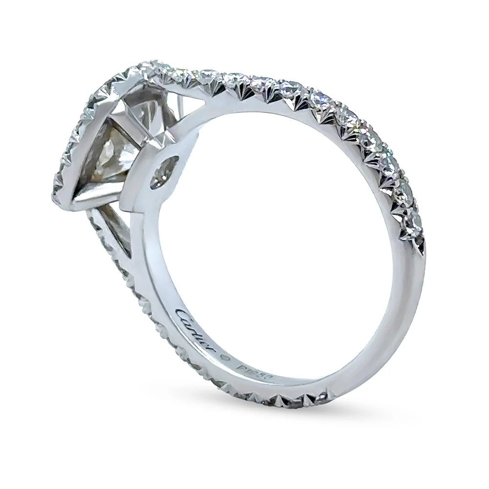 Cartier Platinum Destinée Diamond Ring 2.31ct 5.43g - Image 9