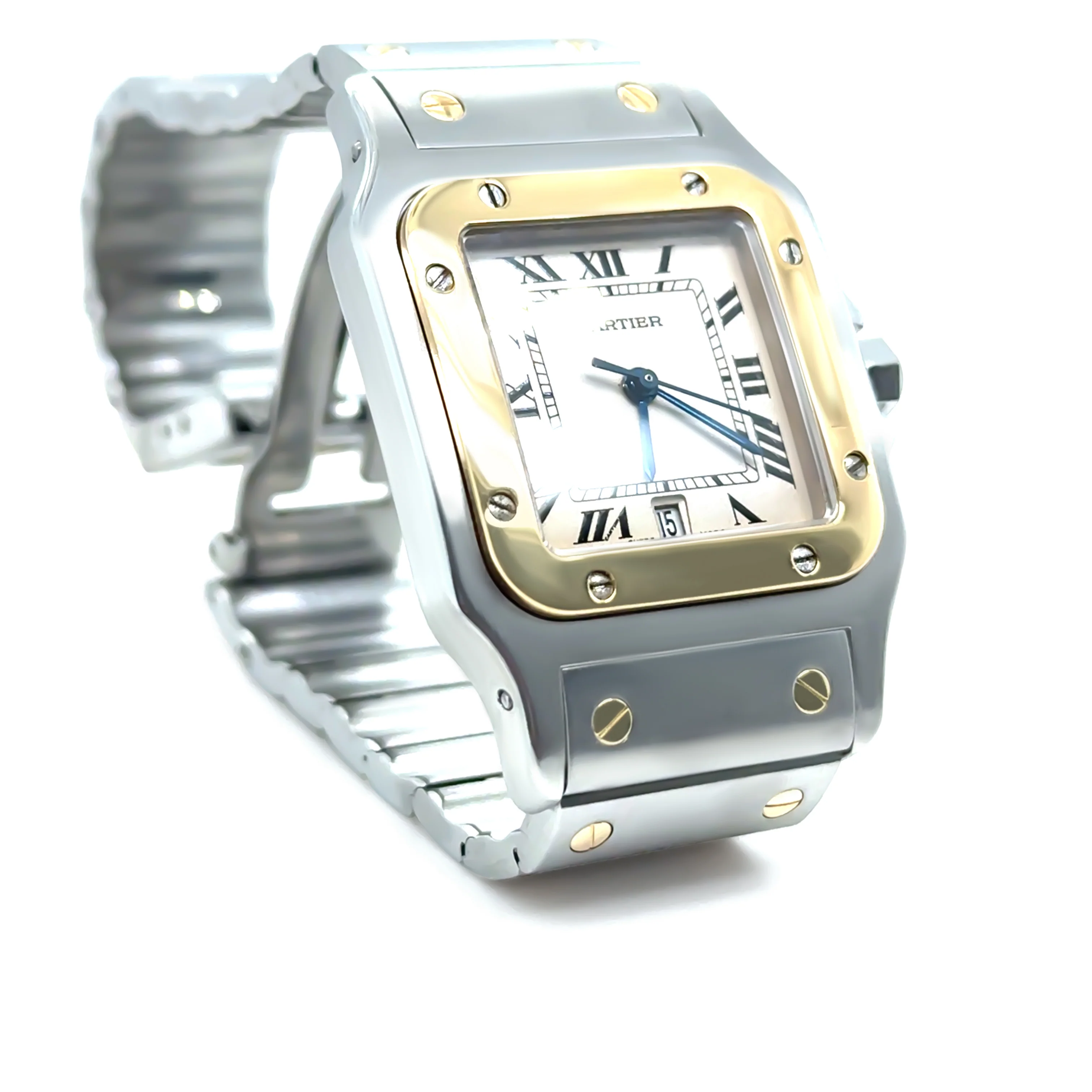 Cartier Santos Galbée Quartz Two-Tone Watch - Image 3