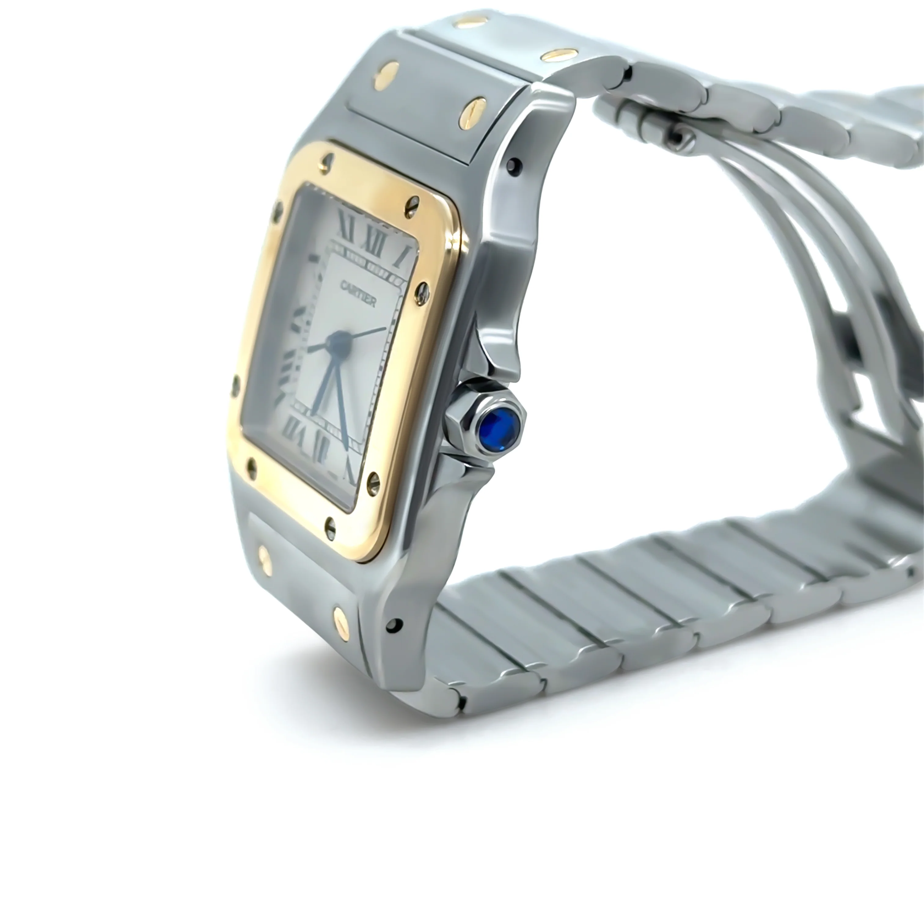 Cartier Santos Galbée Quartz Two-Tone Watch - Image 5