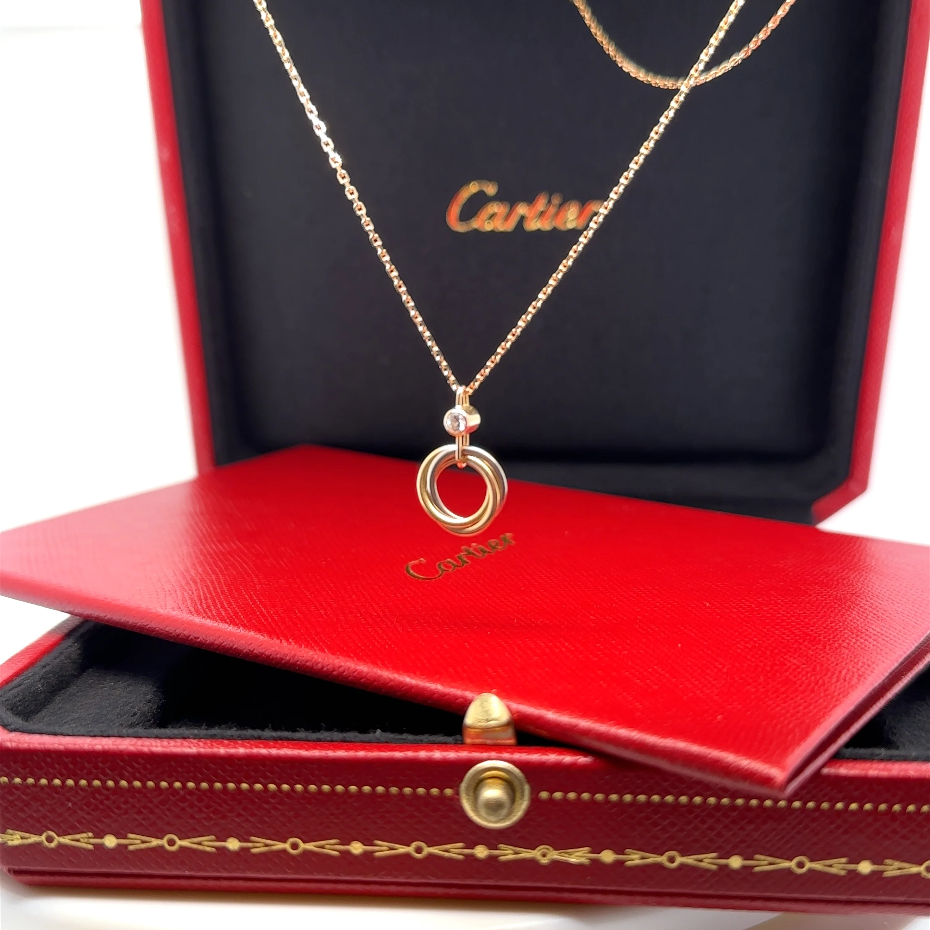 Cartier Trinity Necklace .04ct - Image 5