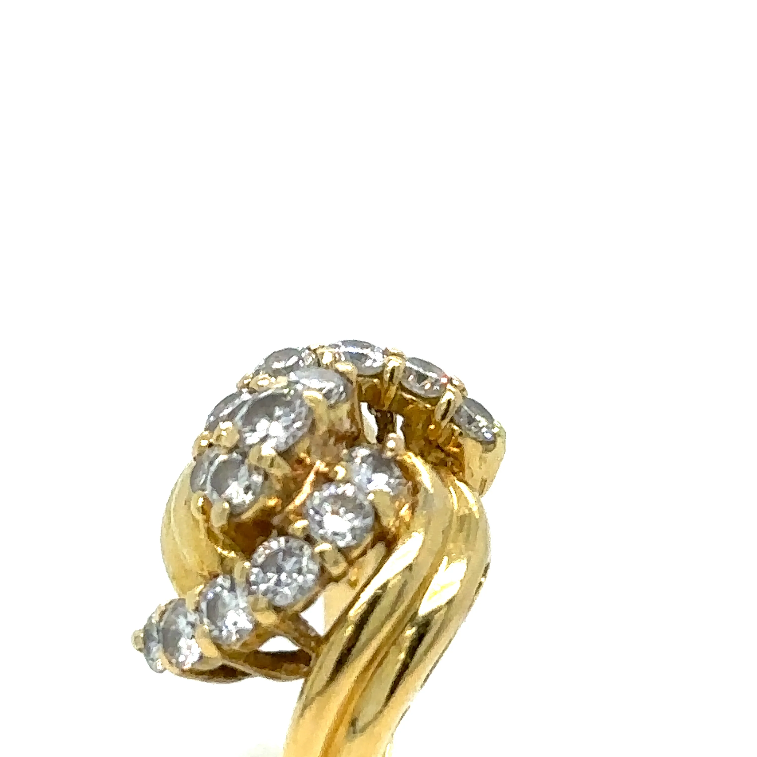 Cerrone 18ct Yellow Gold Diamond Cluster Ring 0.80ct - Image 7