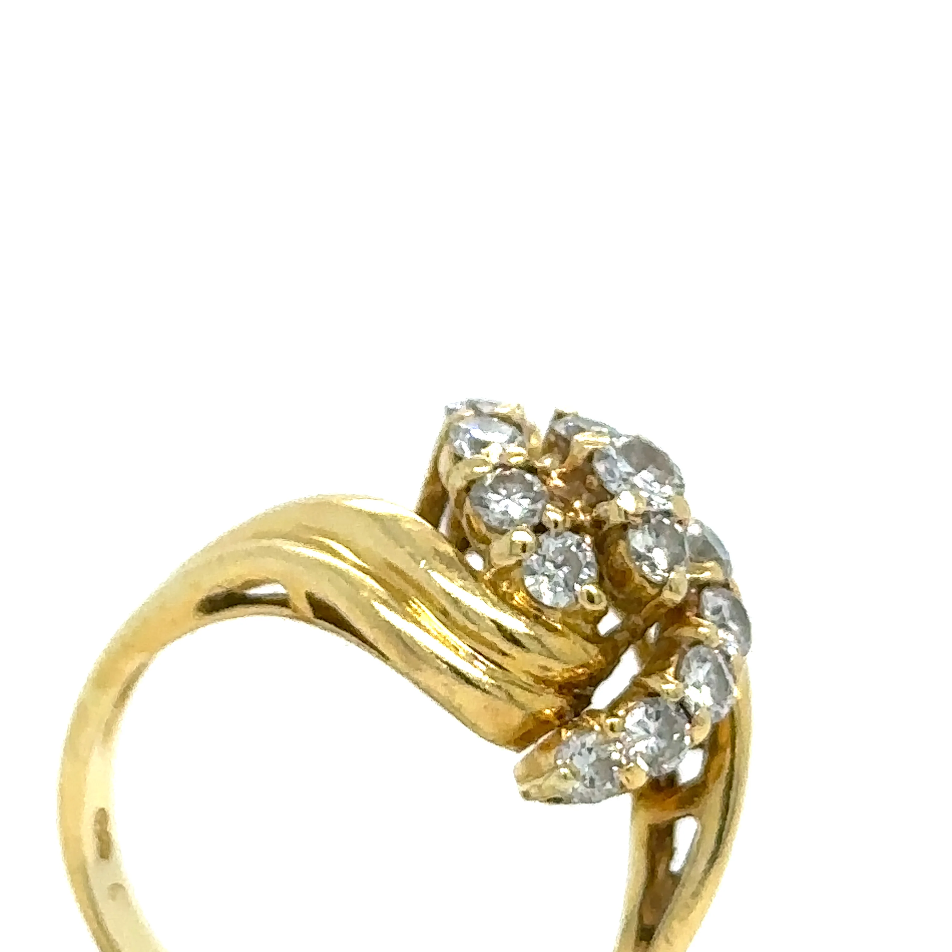 Cerrone 18ct Yellow Gold Diamond Cluster Ring 0.80ct - Image 8
