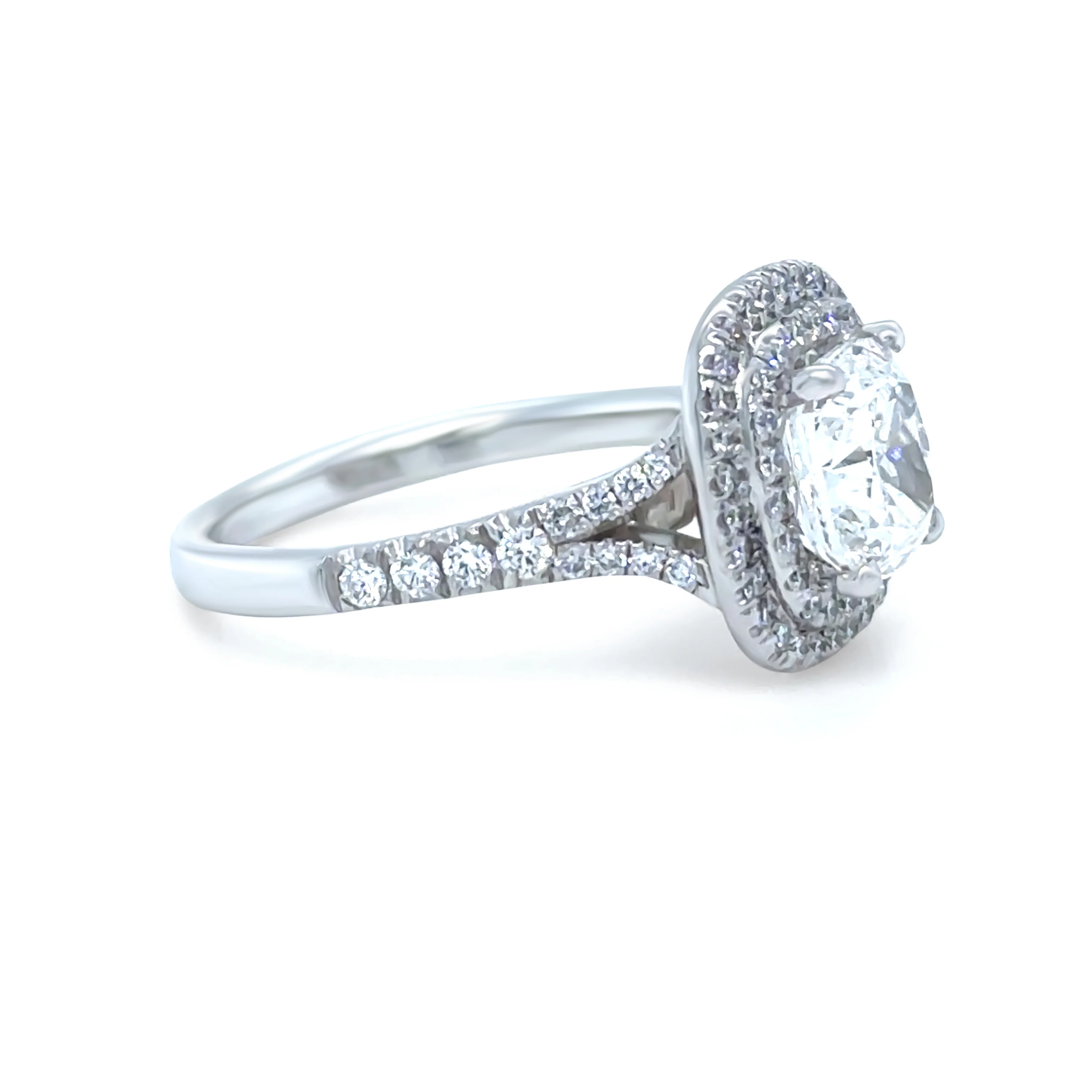 Cerrone 18ct White Gold Double Halo Cushion Cut Diamond Ring 2.27ct - Image 3