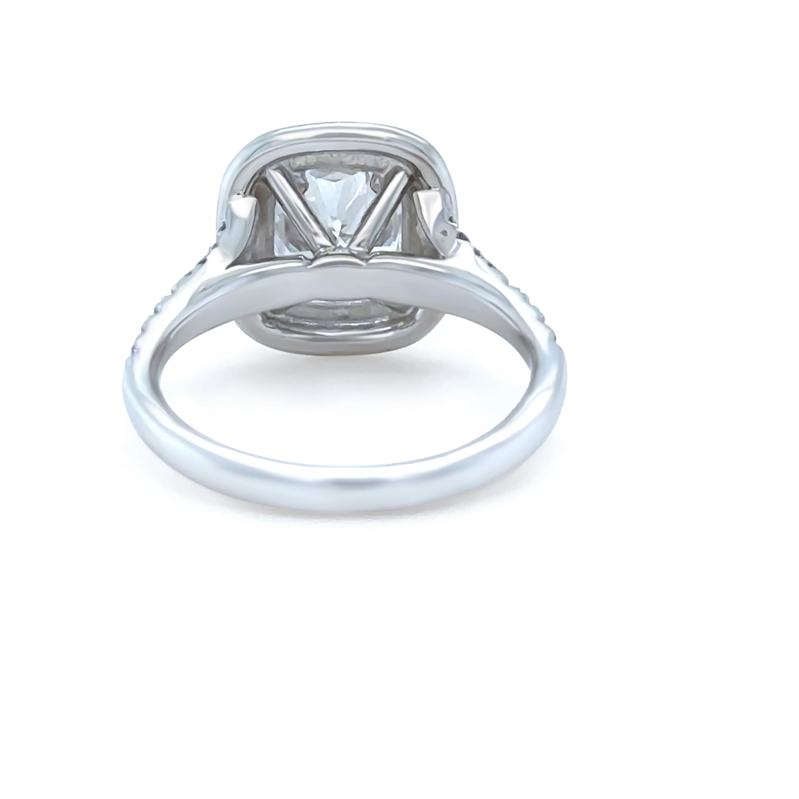 Cerrone 18ct White Gold Double Halo Cushion Cut Diamond Ring 2.27ct - Image 4