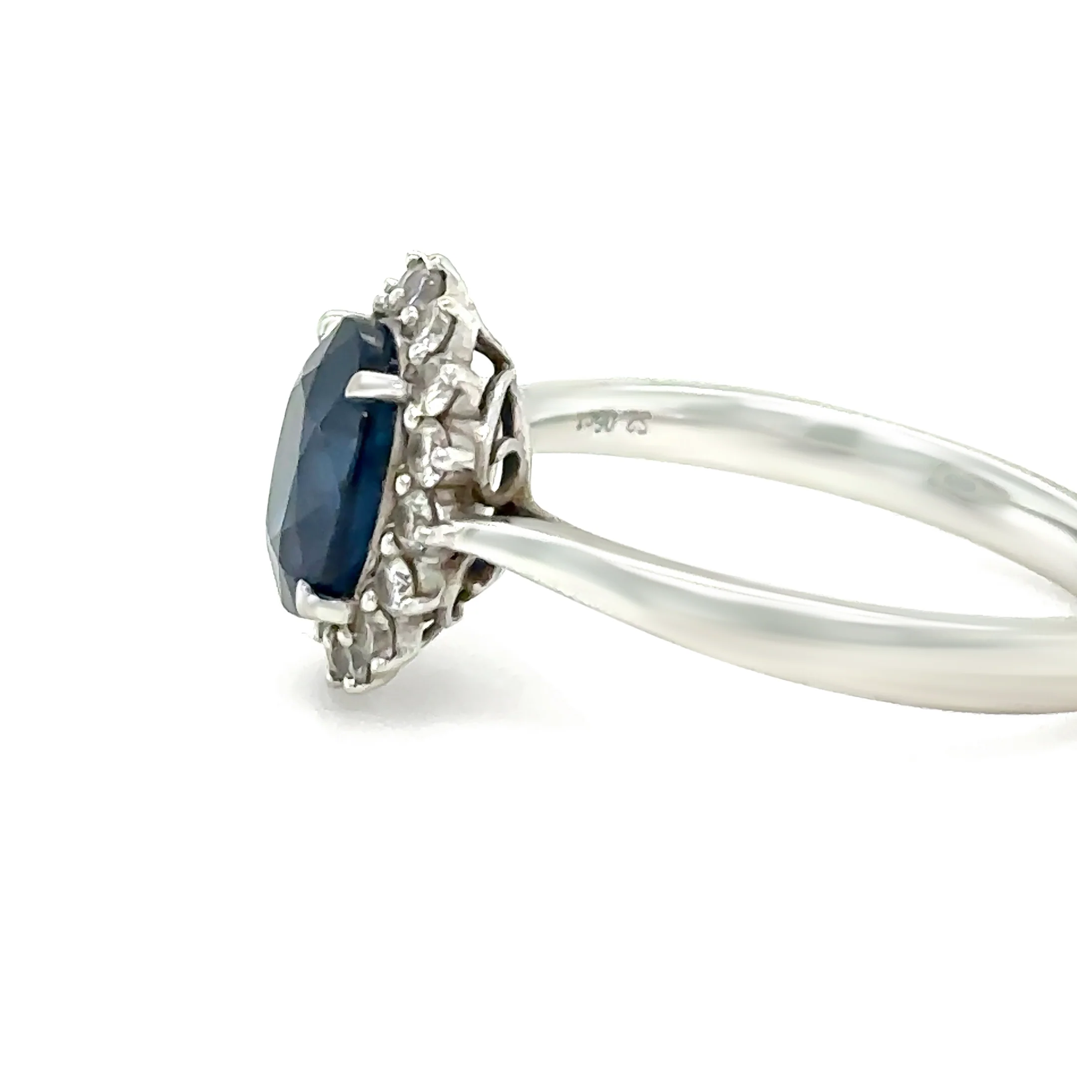 Cerrone 18ct White Gold Sapphire & Diamond Ring 2.22ct 3.8g - Image 5