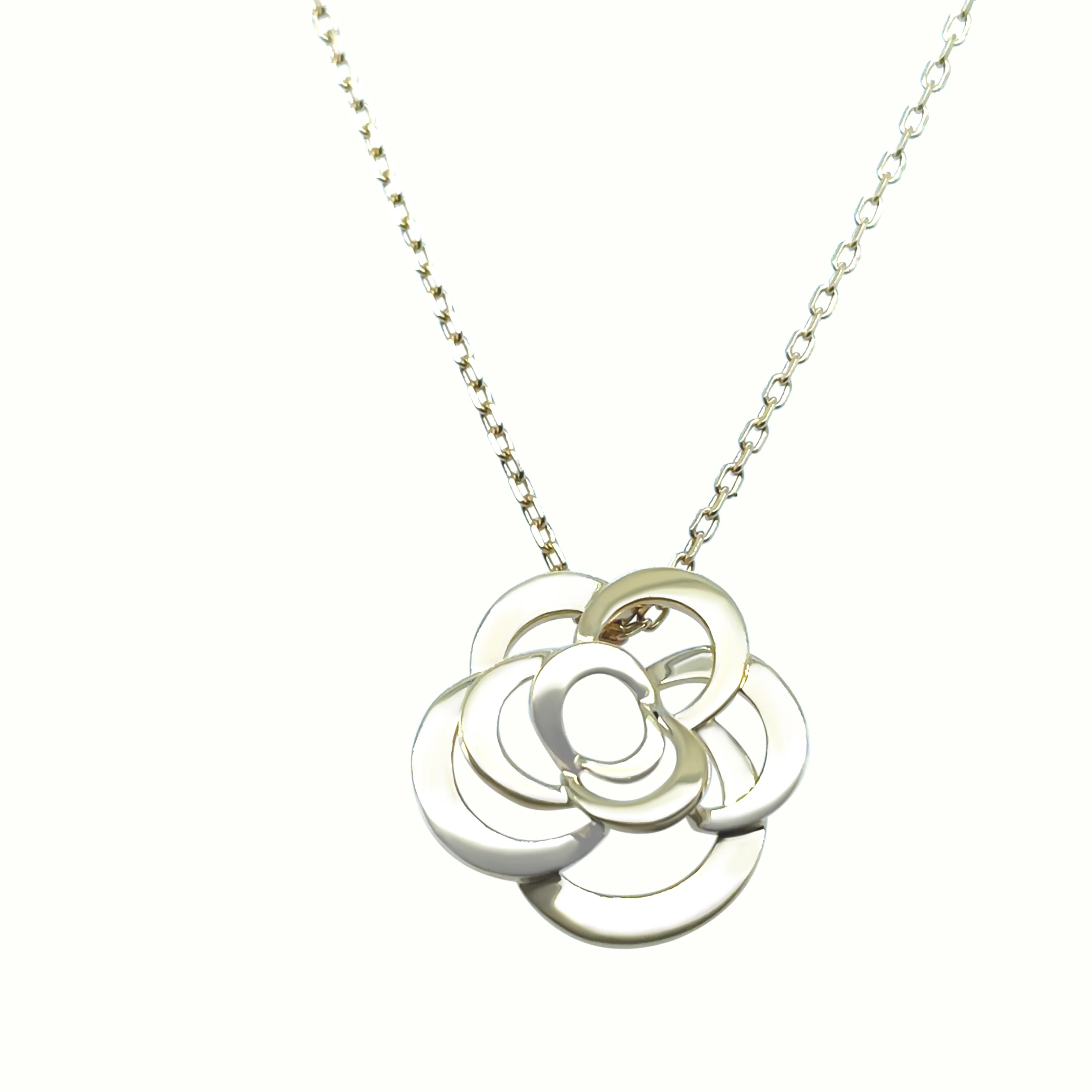 Chanel 18ct Yellow Gold Fil De Camélia Necklace - 6.06g - Image 7