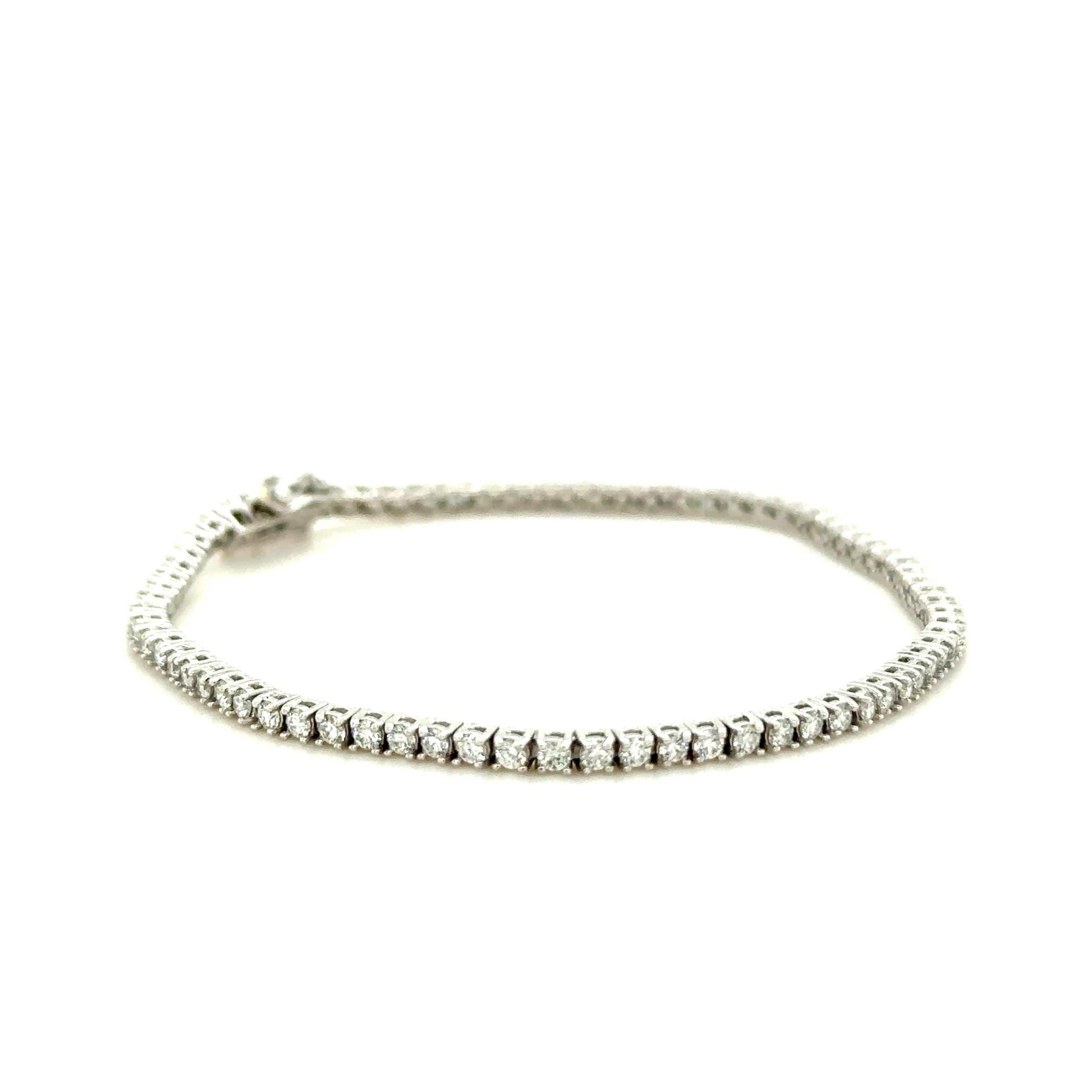 Bespoke Diamond Tennis Bracelet 1.73ct - Image 3