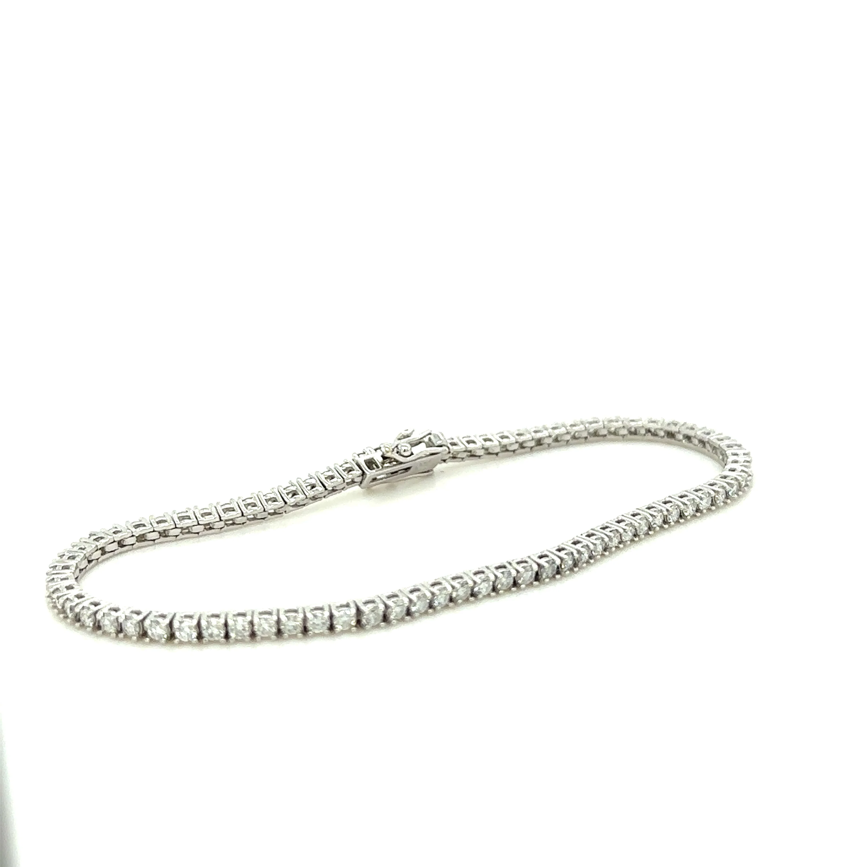 Bespoke Diamond Tennis Bracelet 1.73ct - Image 4
