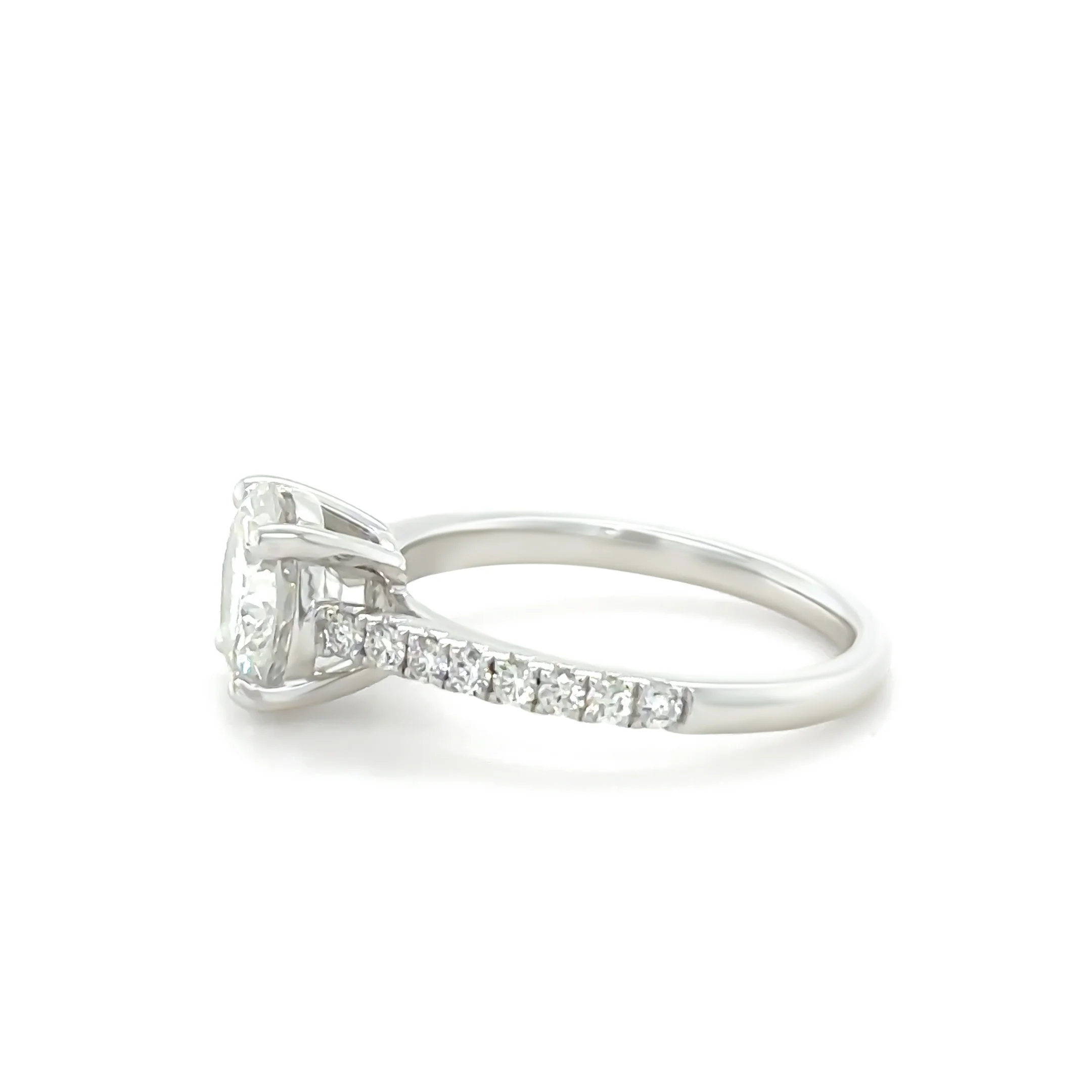DCLA 18ct White Gold Diamond Engagement Ring 1.57ct - Image 4