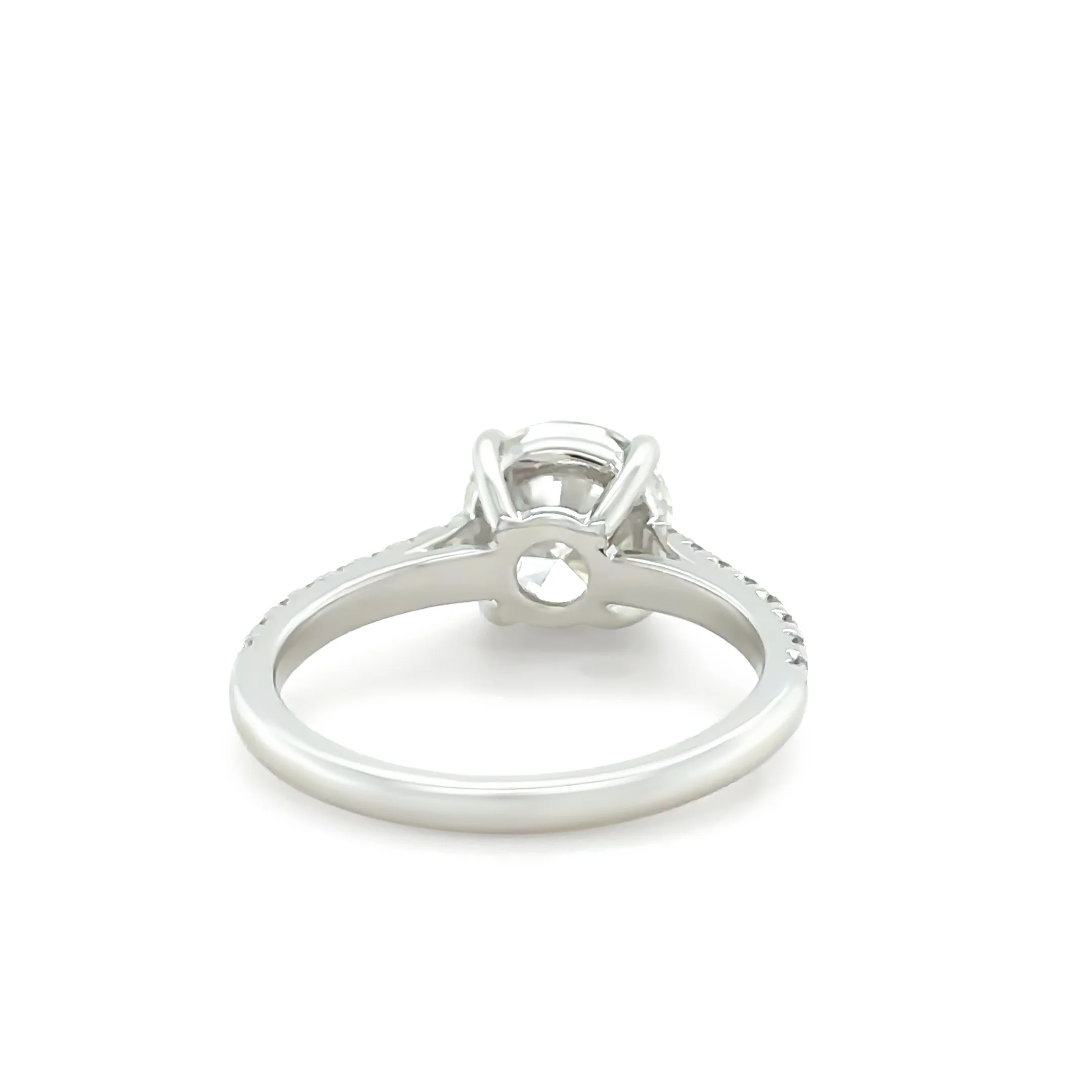 DCLA 18ct White Gold Diamond Engagement Ring 1.57ct - Image 5