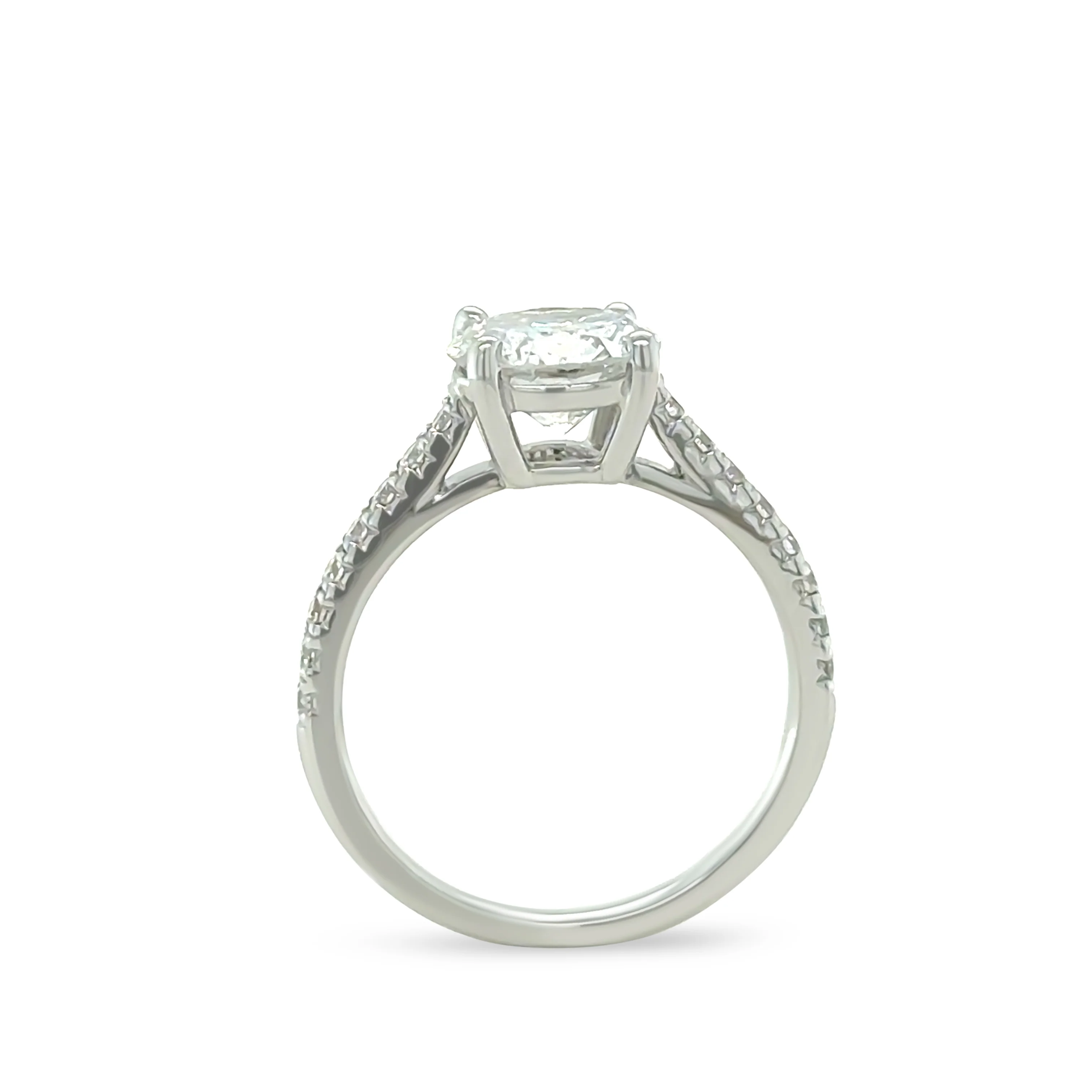 DCLA 18ct White Gold Diamond Engagement Ring 1.57ct - Image 8