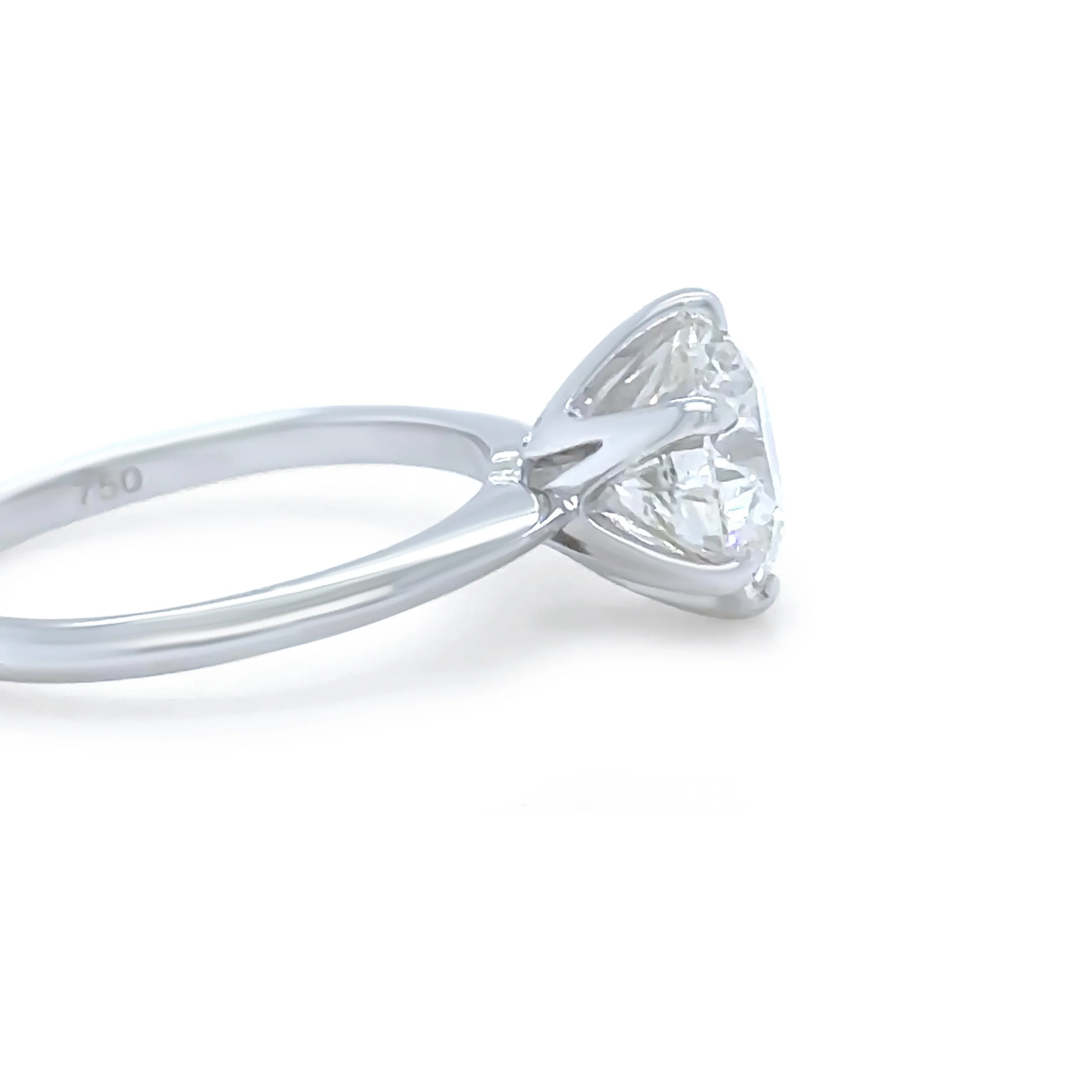 DCLA 18ct White Gold Diamond Engagement Ring 2.11ct 3.18g - Image 7