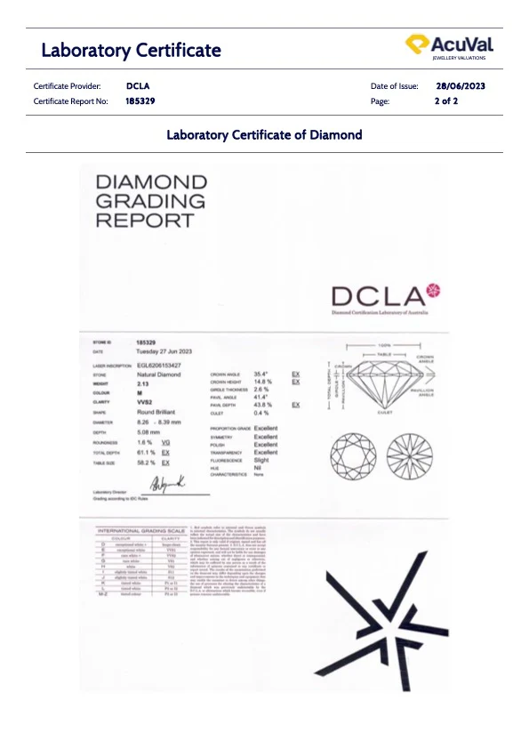 DCLA Diamond Engagement Ring 2.13ct - Image 3